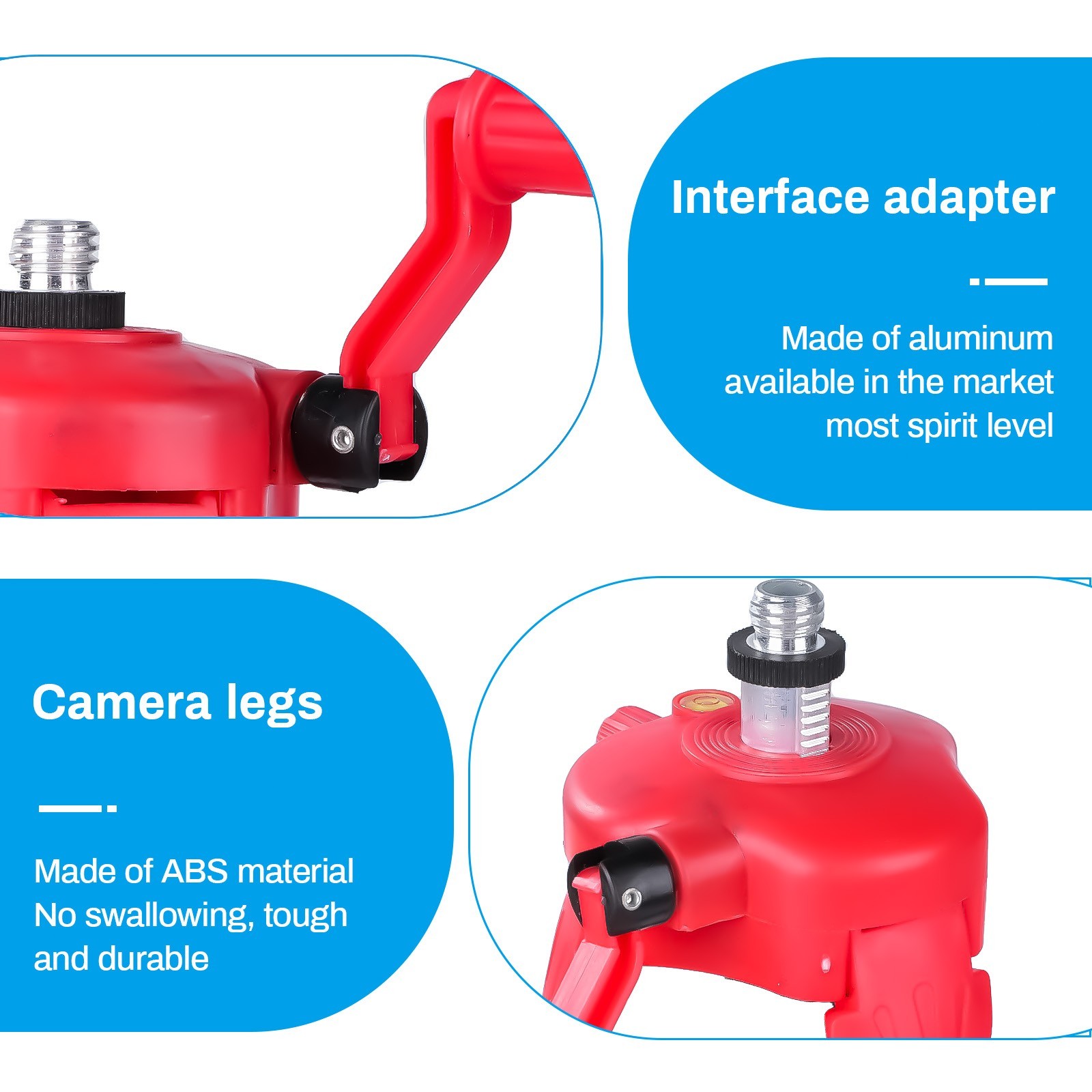 Portable 1.5m Tripod Level Stand Lightweight Steel Construction for Laser Tools