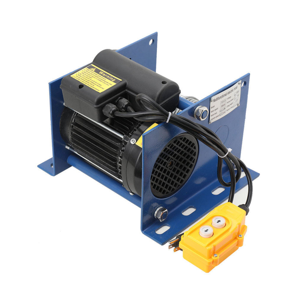 Electric Winch 200kg/400kg Electric Hoist 30M Steel Wire Rope Windlass Winding