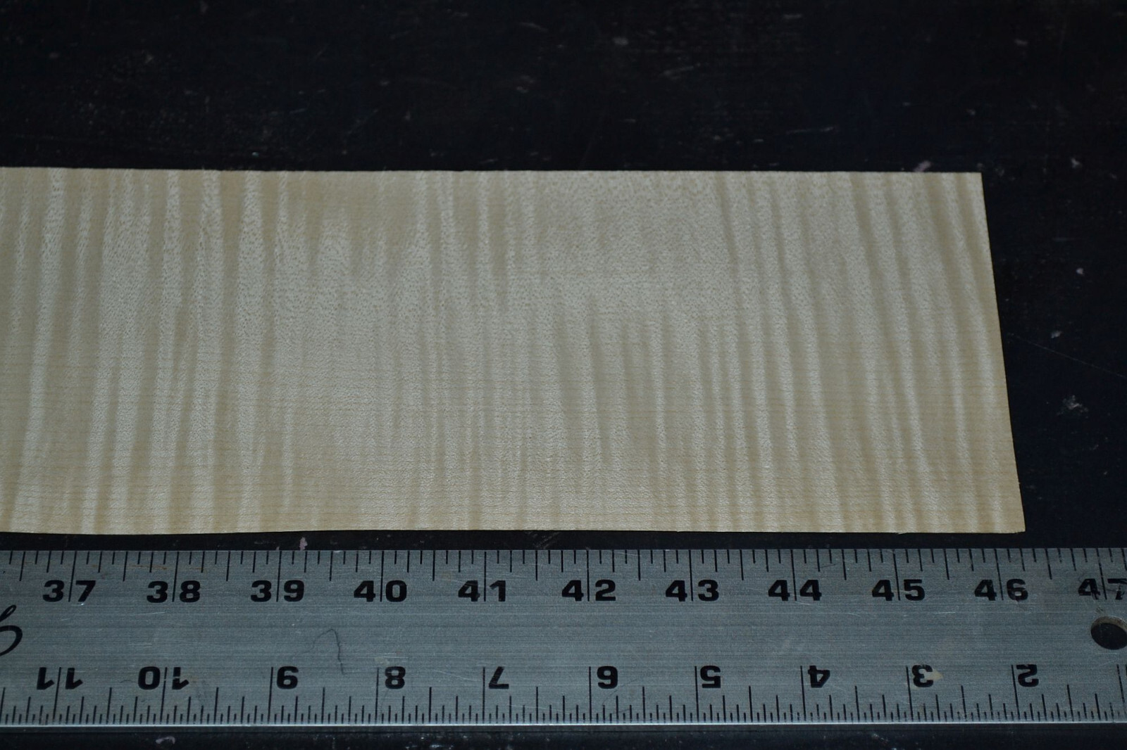 Curly Maple Raw Wood Veneer Sheet 4.5 x 46 inches 1/42nd 4669-51