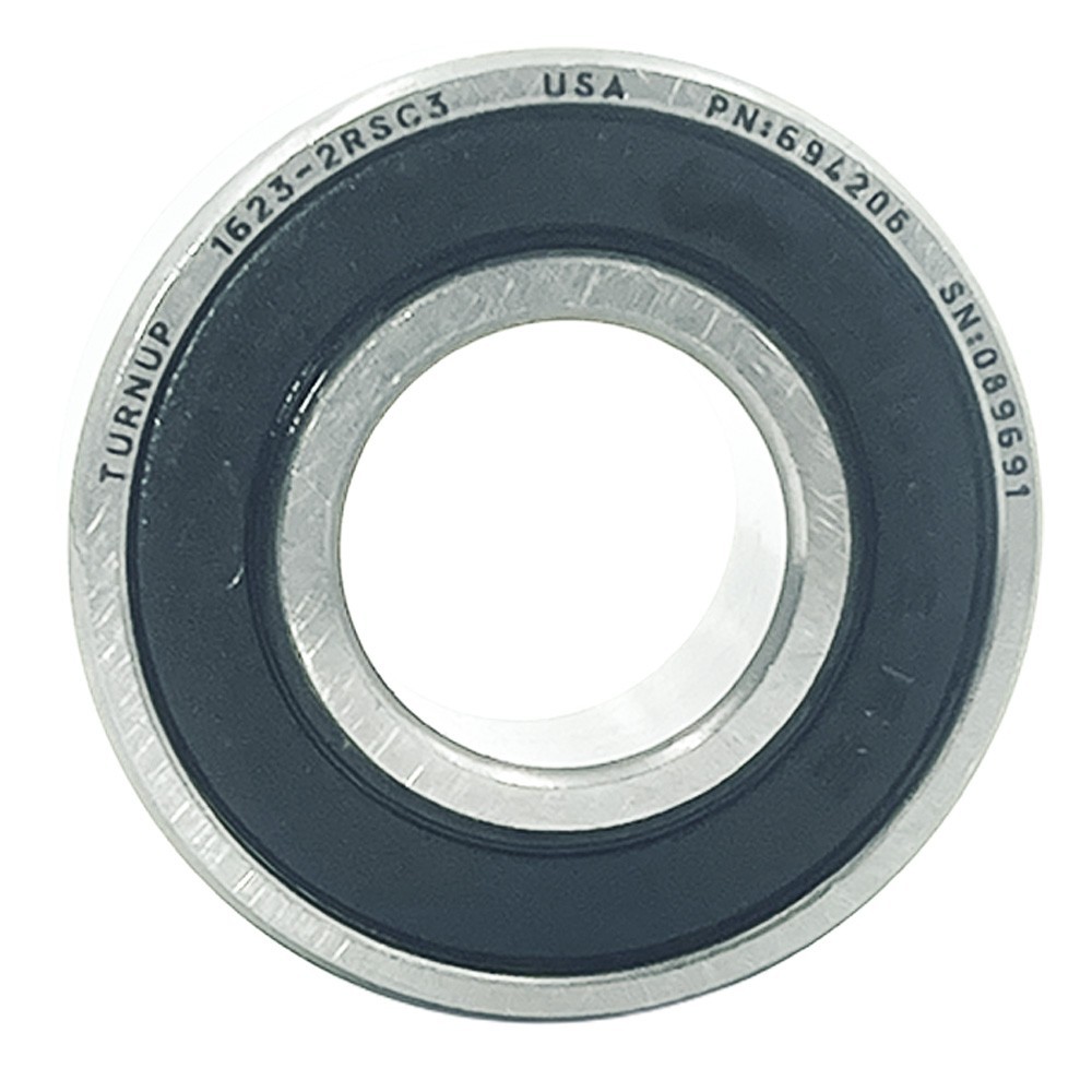 2Pcs TURNUP 1623-2RSC3 Inch Ball Bearing 1/2″x1-1/2″x1/2″ Double Sealed