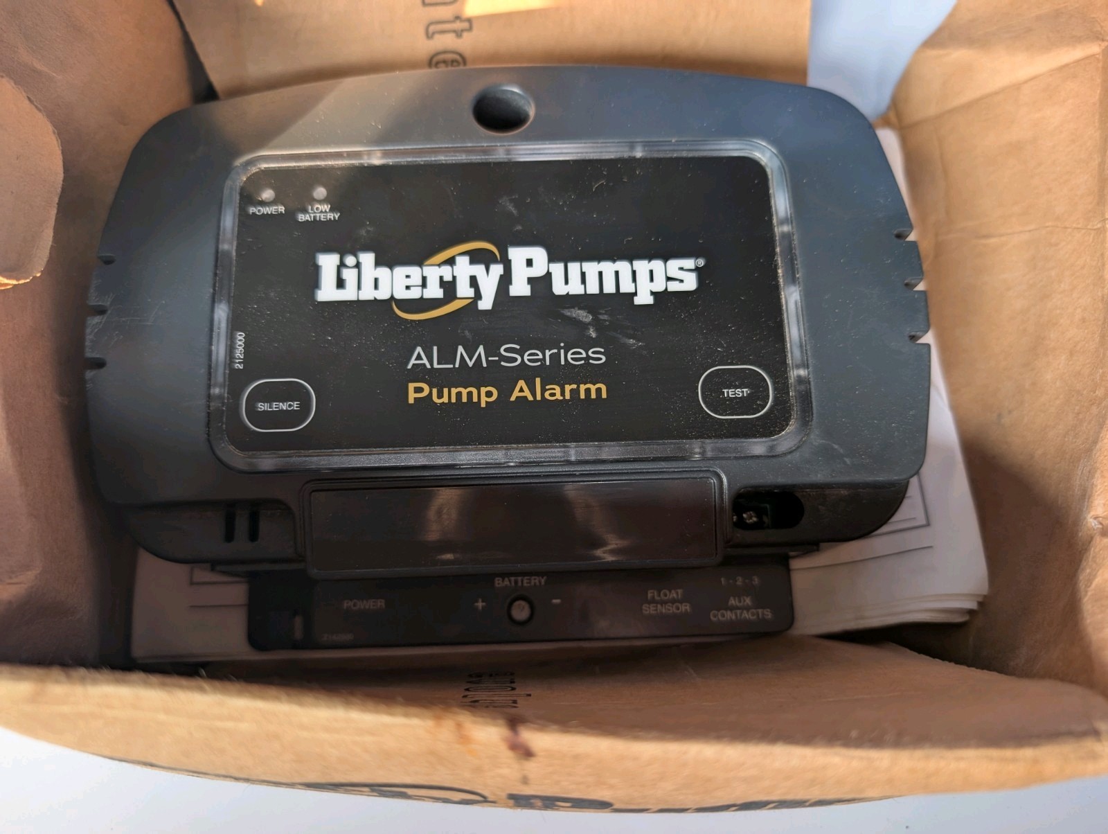 Liberty Pumps ALM-2 Level Alarm: Audio/Visual, NEMA 1, 500mA, 86 dB, 115 VAC