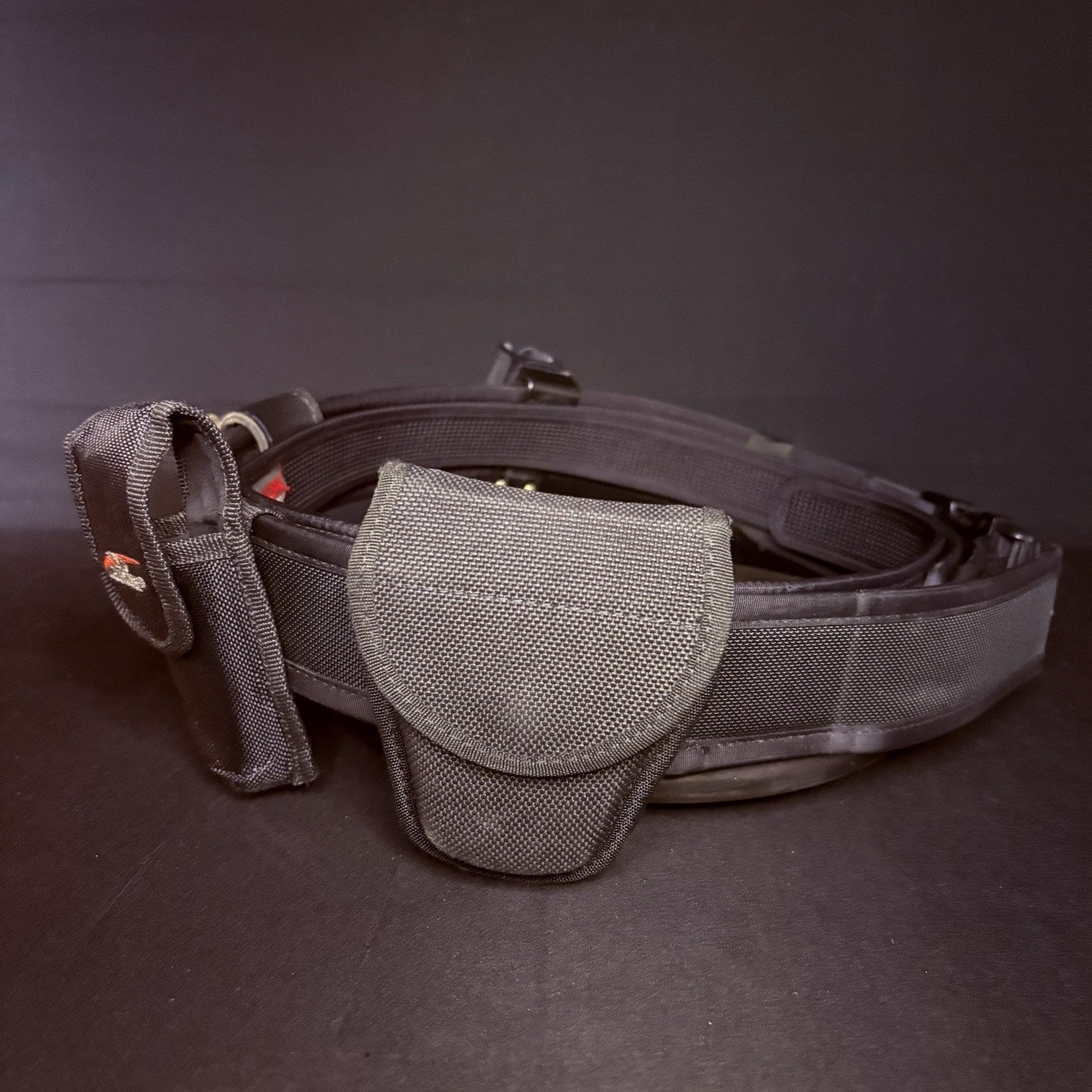 Bianchi Nylon Duty Belt 34″- 40″ w/Radio Case, ASP Baton Holster, Handcuff Pouch