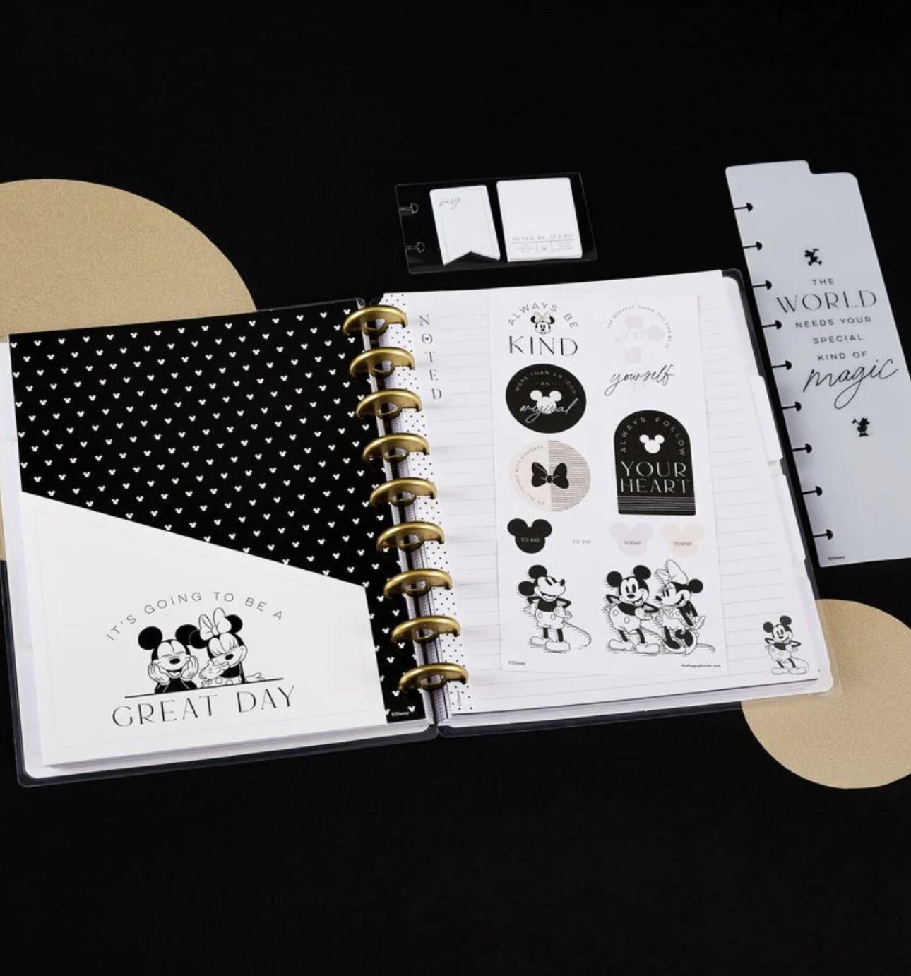 The Happy Planner – Disney Modern Mickey & Minnie Mouse Classic Accessory Pack
