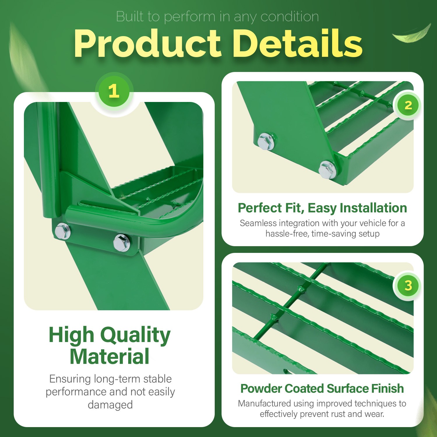 Steel Tractor Stair Step Kit Left Hand For John Deere 3010 3020 4000 4010 4020