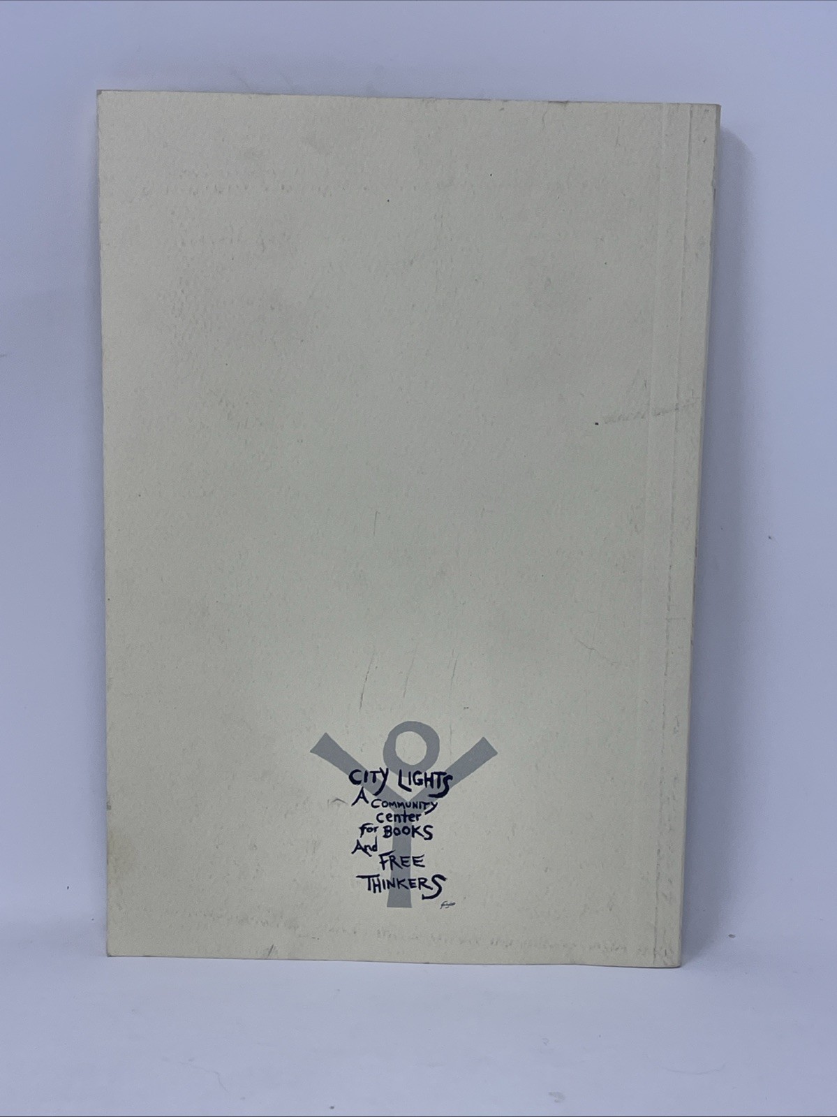 City Lights Bookstore Blank Book Heavy Stock 5.5” x 8” 70 pp Letterpress Cover