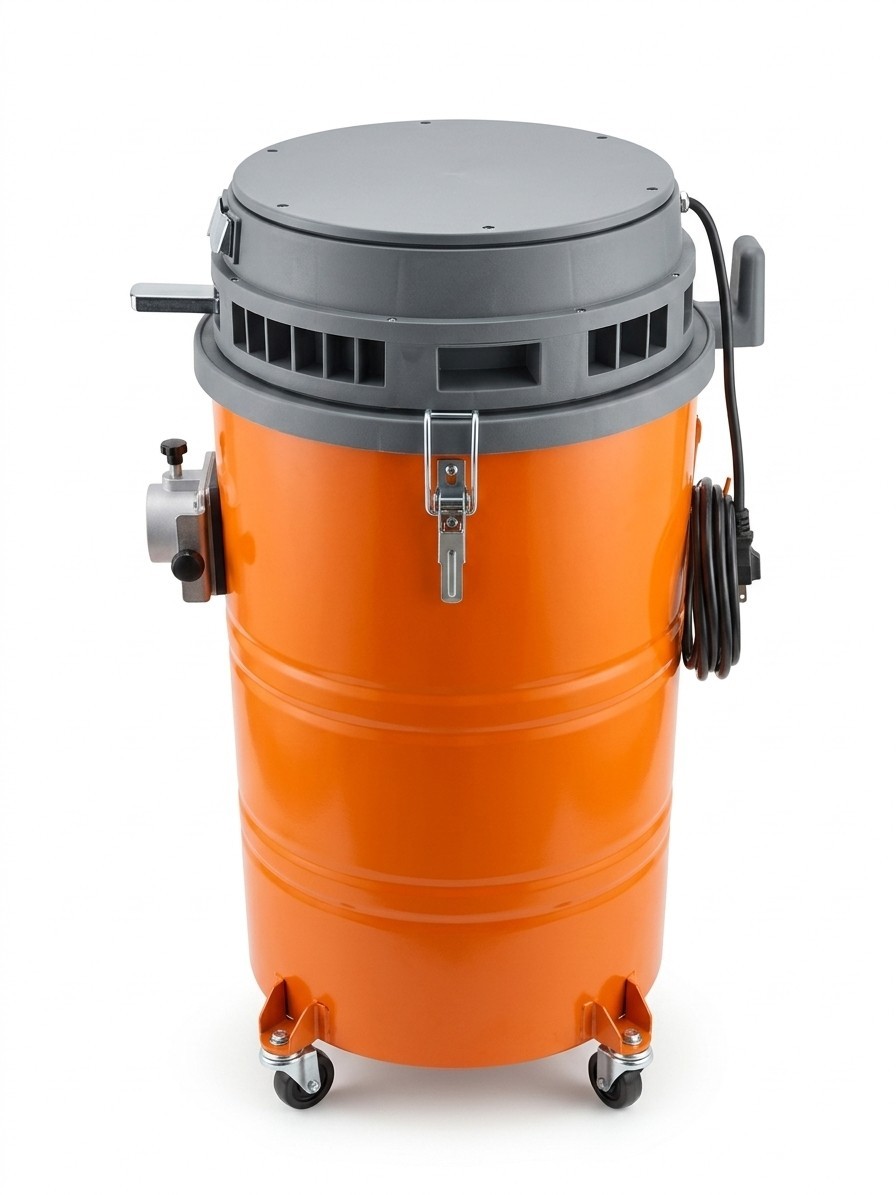 Diamondback 3-Motor Industrial HEPA S303 Industrial Vacuum Unit Manual Cleaning