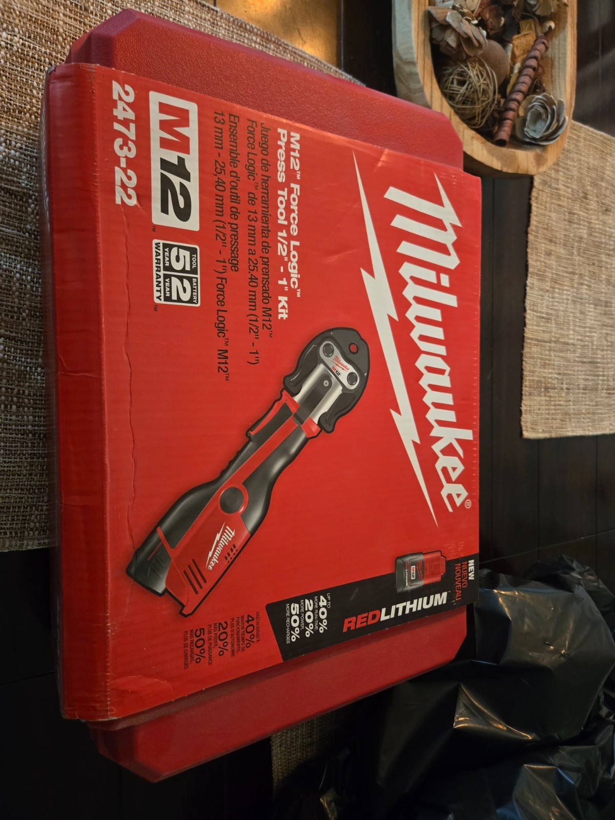 Milwaukee Tool 2473-22 M12 Force Logic Press Tool Kit W/Jaws