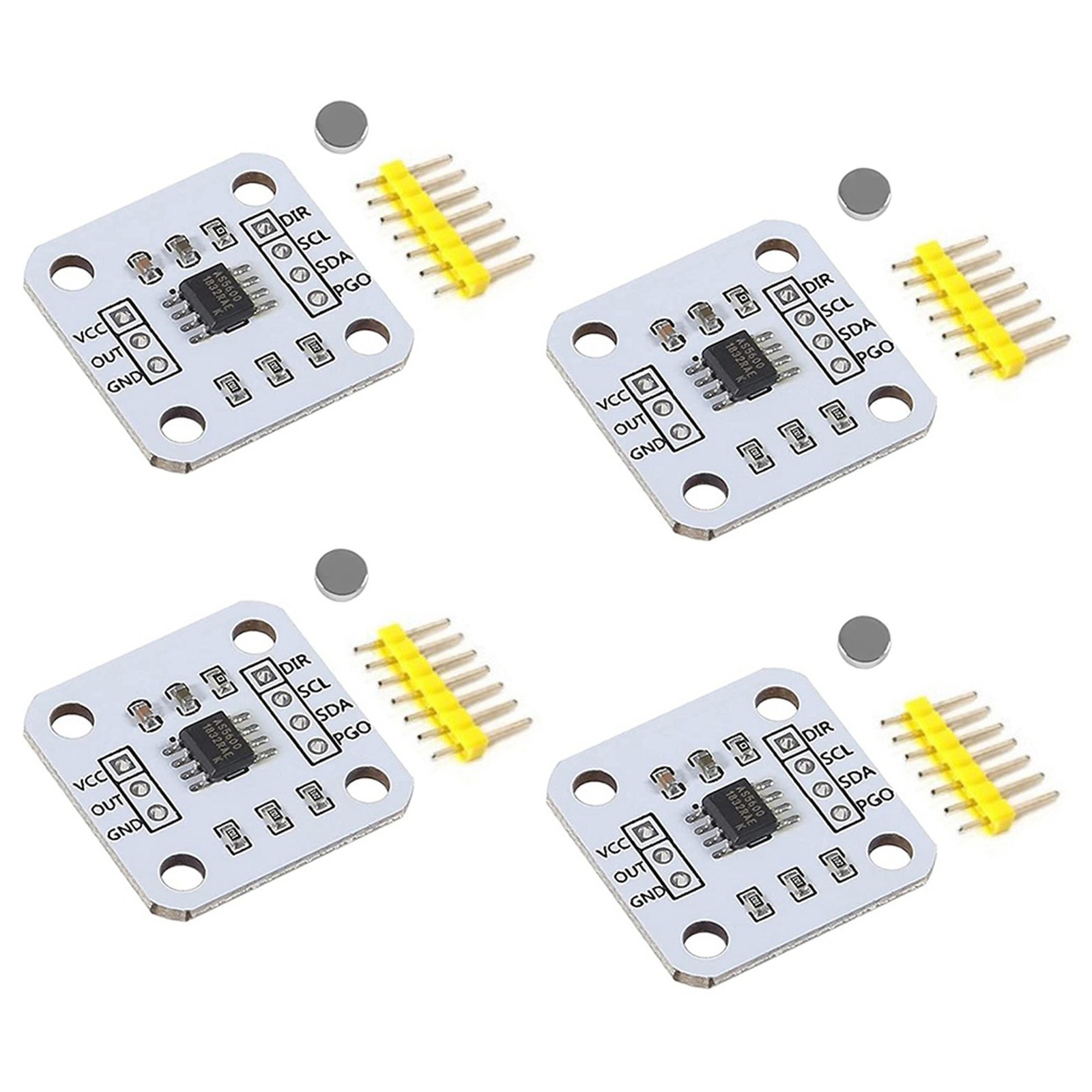 12pcs AS5600 Magnetic Encoder Magnetic Induction Measurement S4189