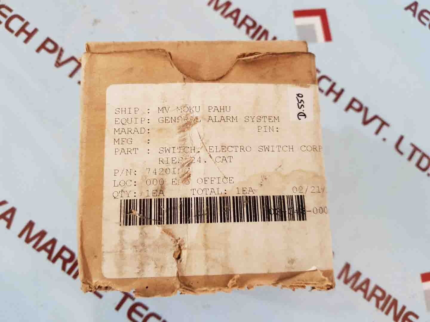 Electroswitch 74201nc rotary switch