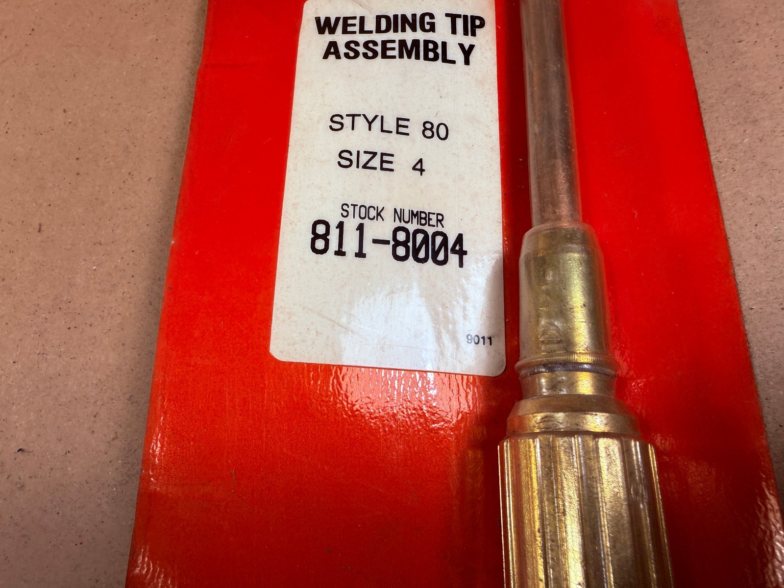Vintage NOS BRAND NEW Airco Style 811-8004 Welding Brazing Torch Tip 80 No. 4