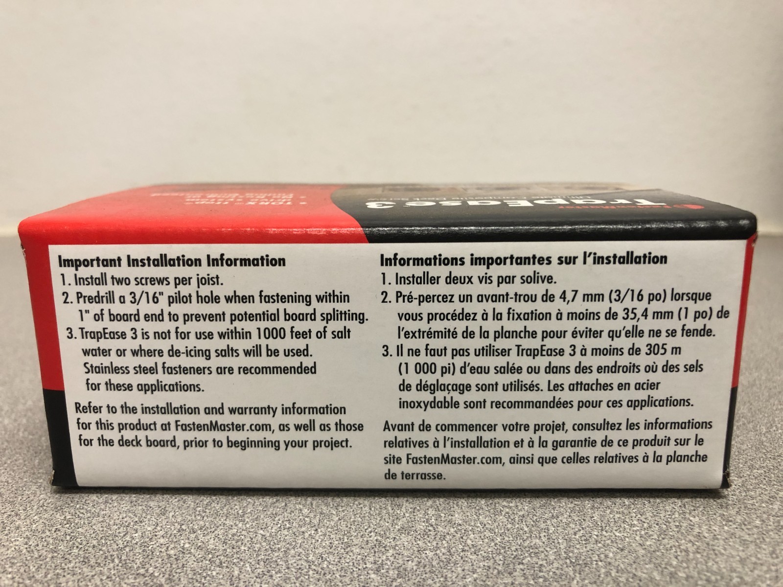 FastenMaster TrapEase No. 20 X 2-1/2 in. L Island Mist Torx Ttap Deck Screw
