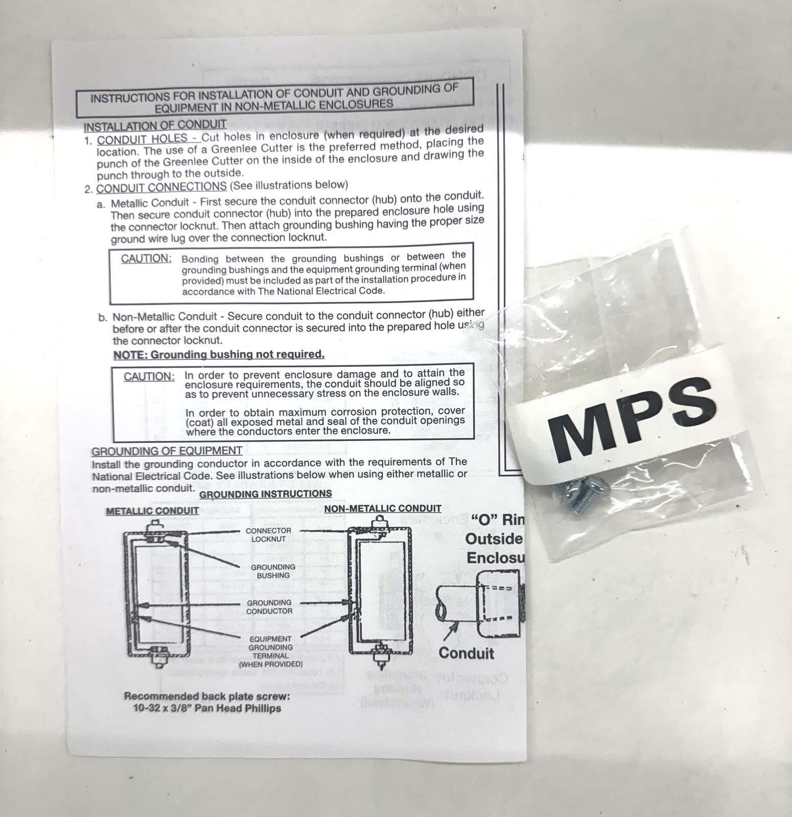 NVENT HOFFMAN NEMA INDUSTRIAL CONTROL PANEL ENCLOSURE ISSUE – CLEAR COVER DOOR