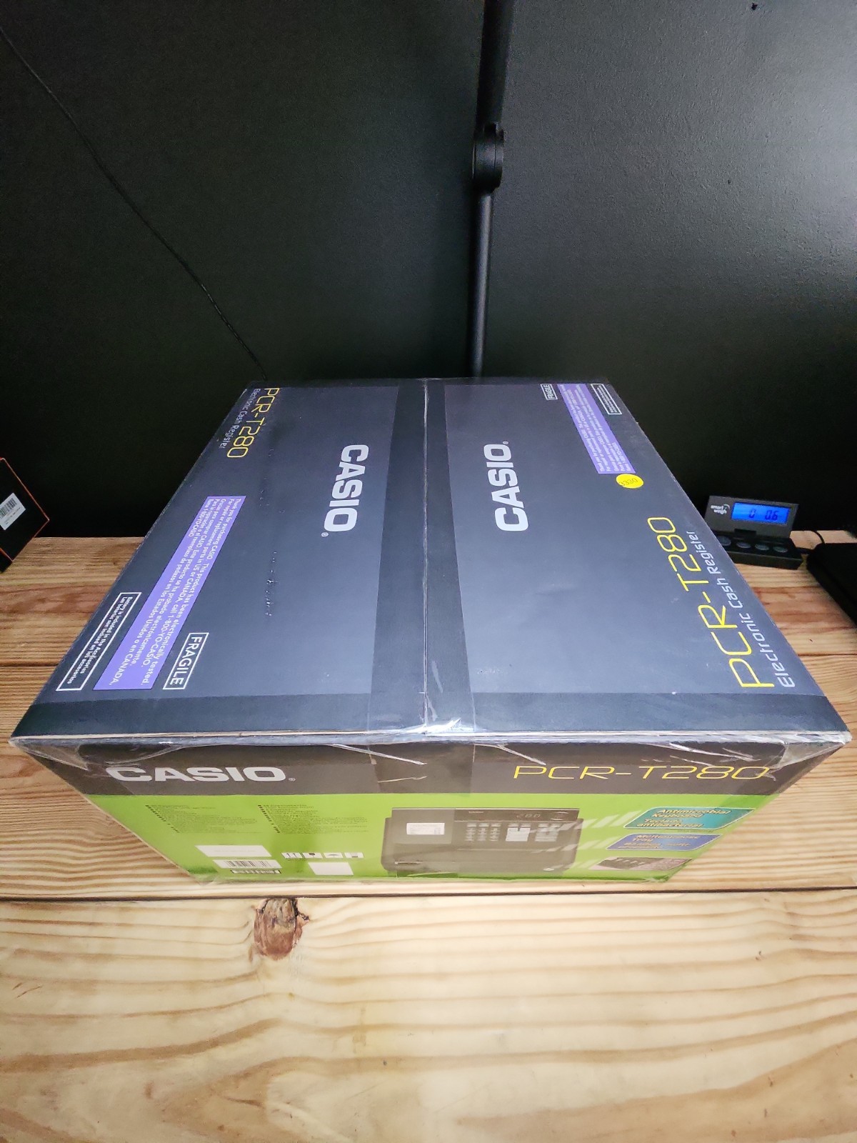 Casio PCR-T280 Electronic Cash Register Antimicrobial Keyboard Black New in Box