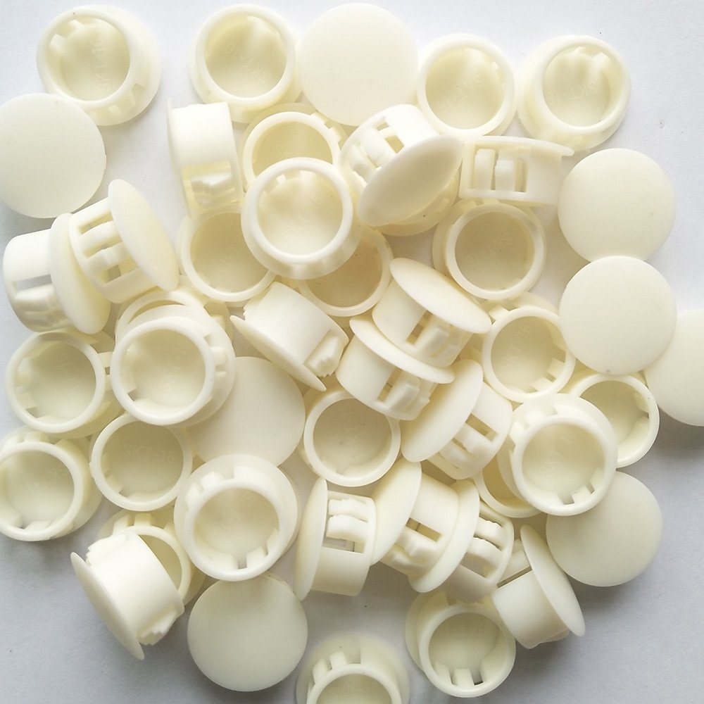 25pcs 5/8″ 16mm 0.63in Panel Plugs Hole Plugs mounting Hole 15.816mm Plastic