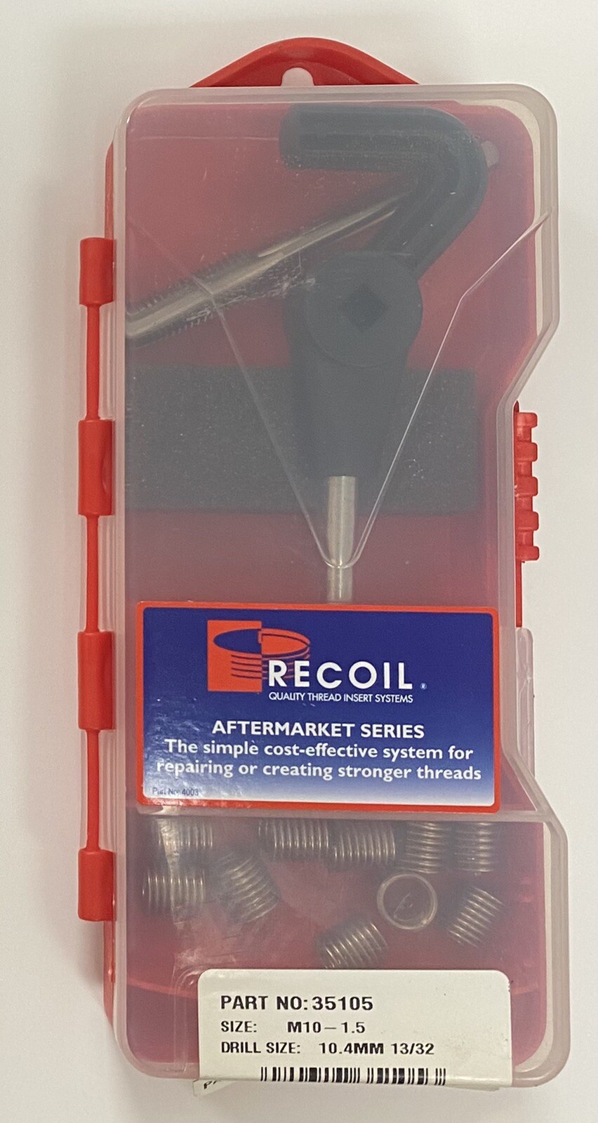 Recoil Thread Repair Kit M10 – 1.5 Part NO: 35105