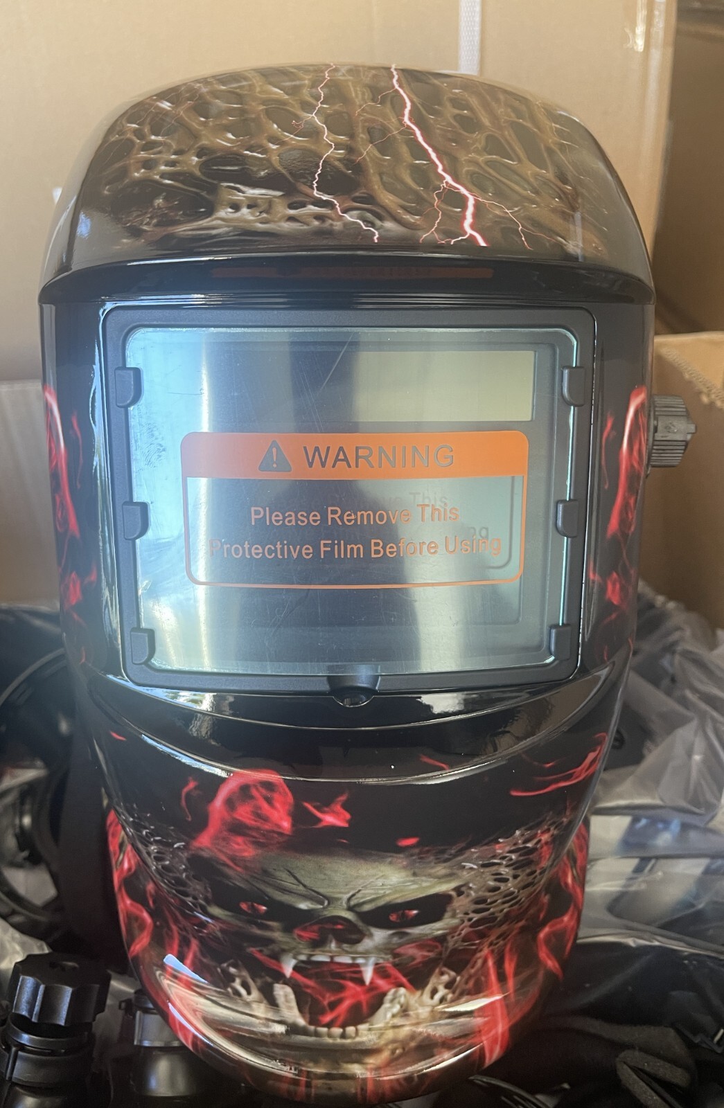 SLCN Solar Certified ANSI CE Welding/Grinding Helmet Hood Mask $$ truecolor