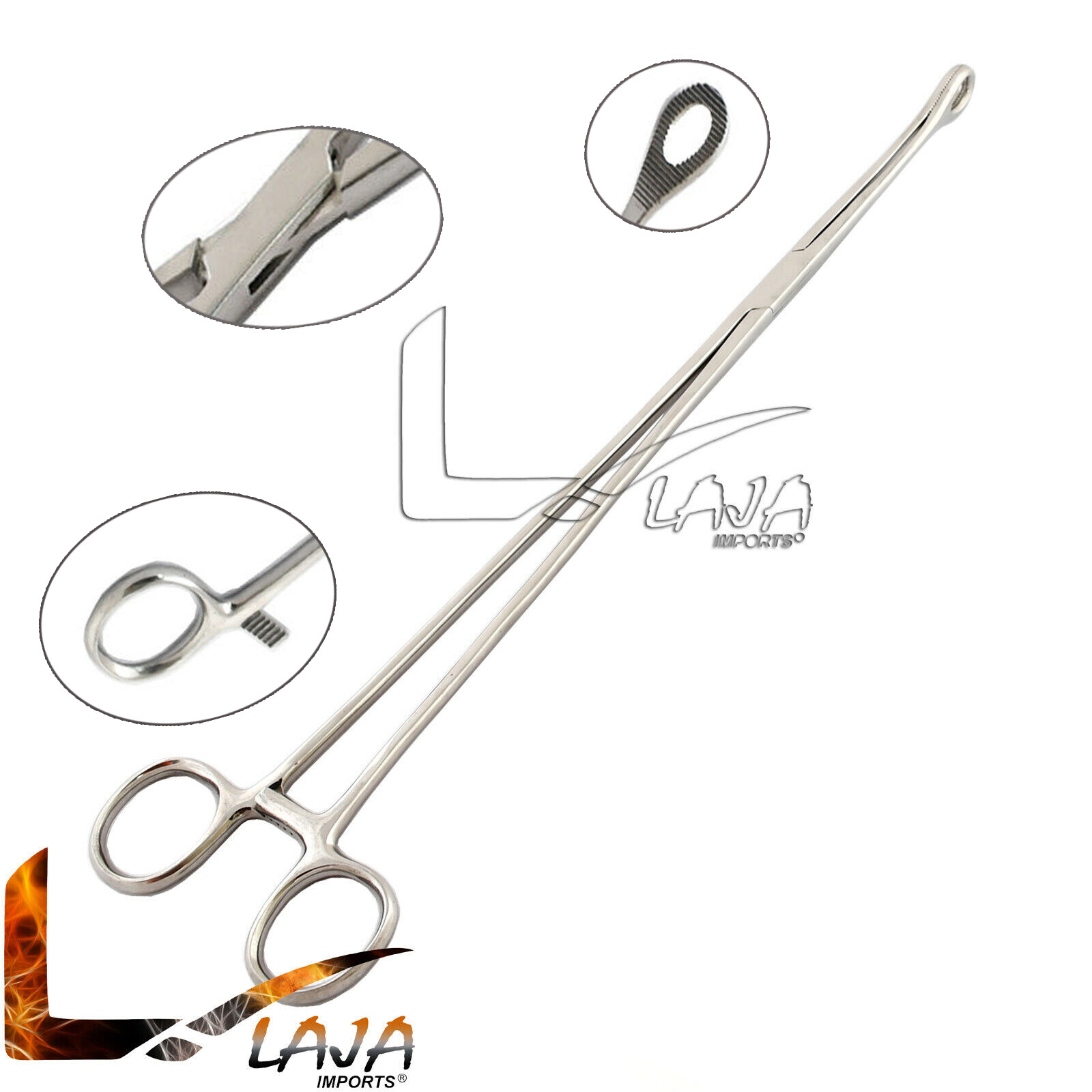 Foerster Sponge Forceps 16» Straight Surgical Veterinary Instruments DS-1349