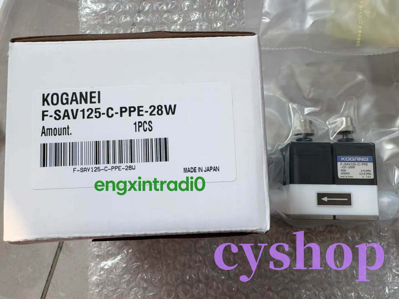 1PC Brand New KOGANEI F-SAV125-C-PPE-28W valve Fast Ship via FedEx or DHL