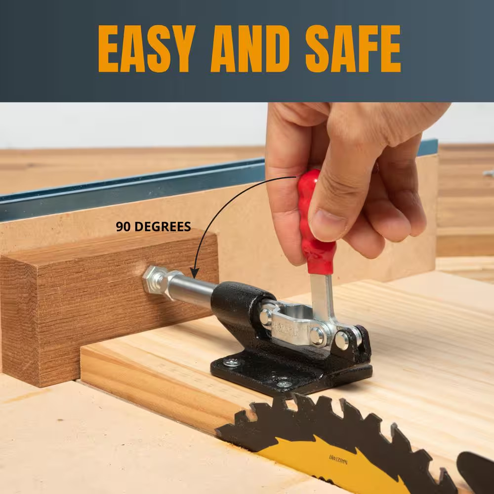 500 Lbs. Ductile Iron Base Push/Pull Quick-Release Toggle Clamp