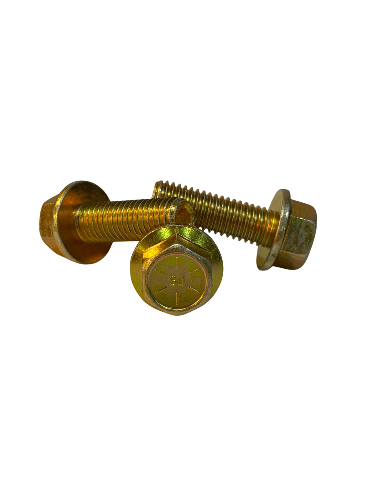 (25 Pcs) 1/2″-13×1 1/2″ Grade 8 Hex Flange Bolt (FT) Zinc Yellow Trivalent