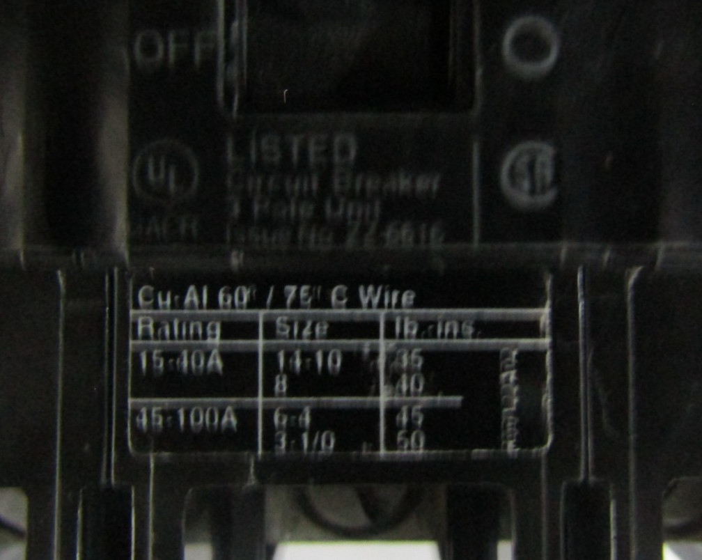 😍SIEMENS 35 AMP CIRCUIT BREAKER 3 POLES BOLT ON 480Y/277V BQD335