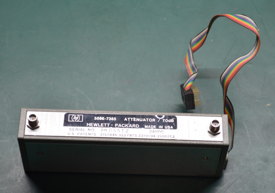 HP Agilent Keysight 5086-7365 Programmable Step Attenuator 70dB, DC-22GHz, 24V
