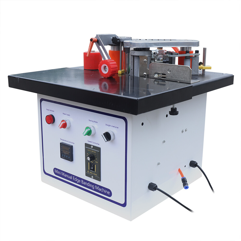 Woodworking Edge Bander Machine Self Cutting Double Gluing Edge Banding Machine