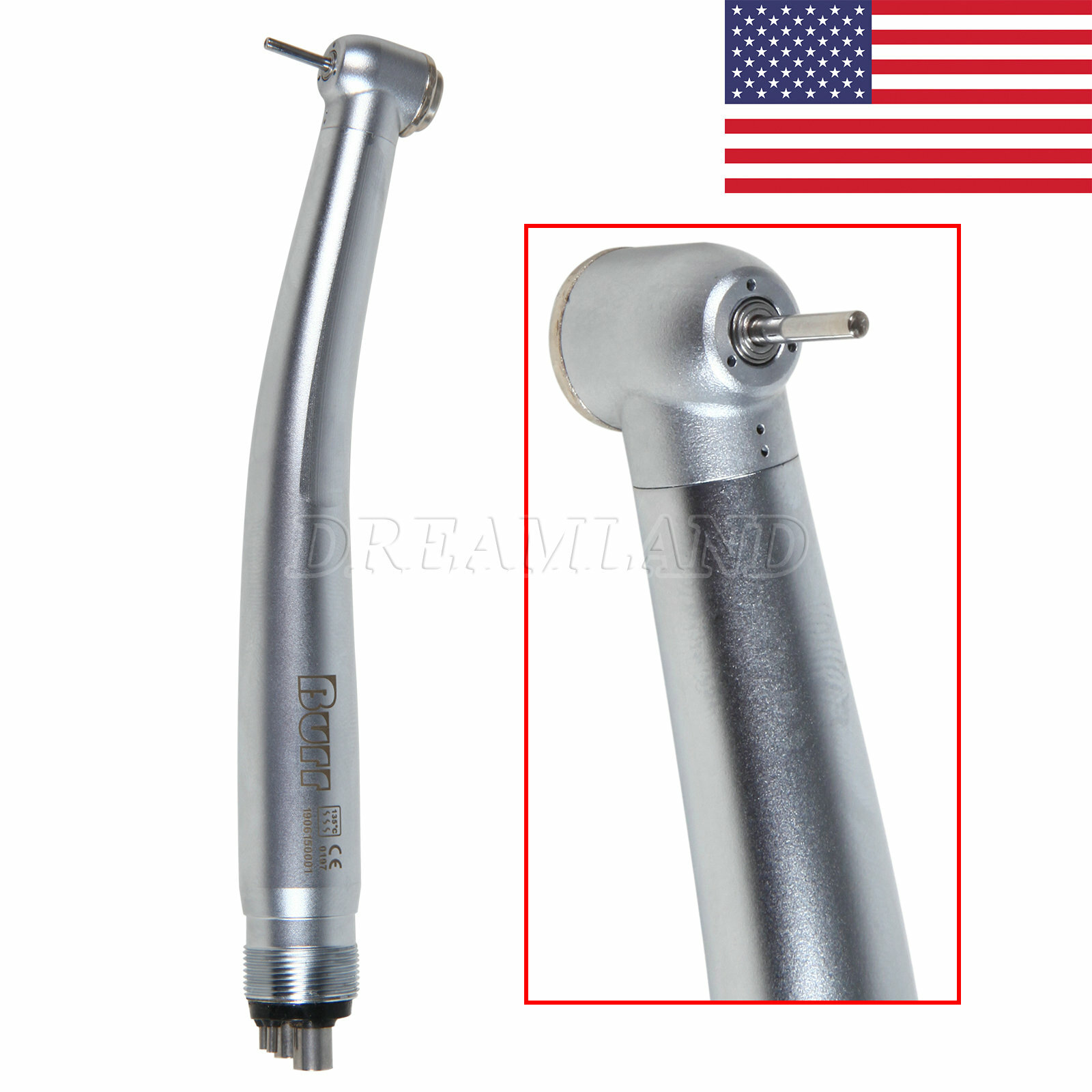 1/10Pcs Dental High Speed Handpiece Push Button 4 Holes Fit NSK Pana Max U3BM