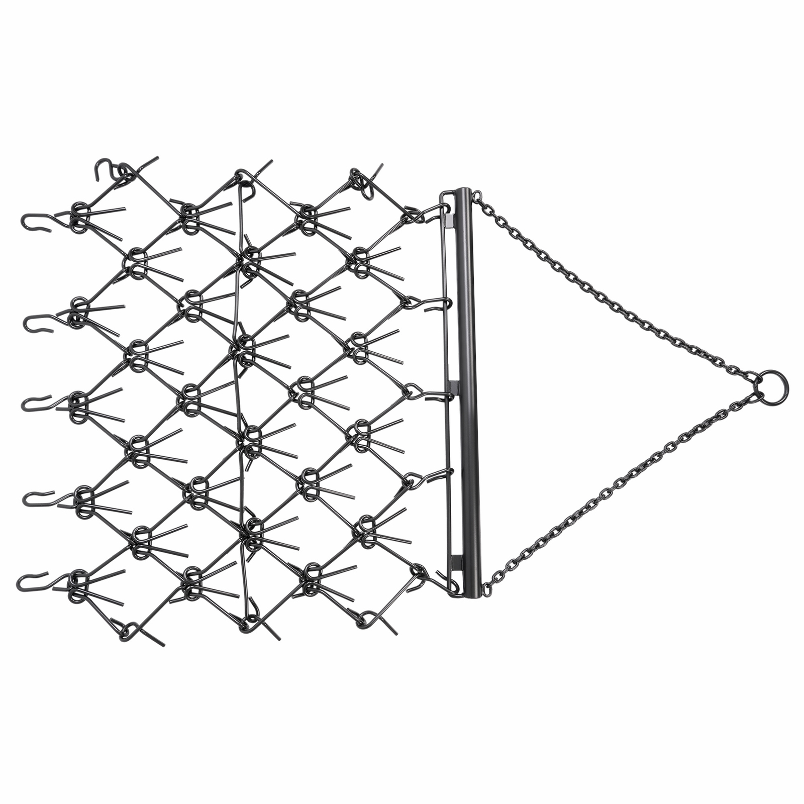 Steel Drag Harrow 4X4FT Heavy Duty Chain For ATV UTV Tractor Leveling Grading