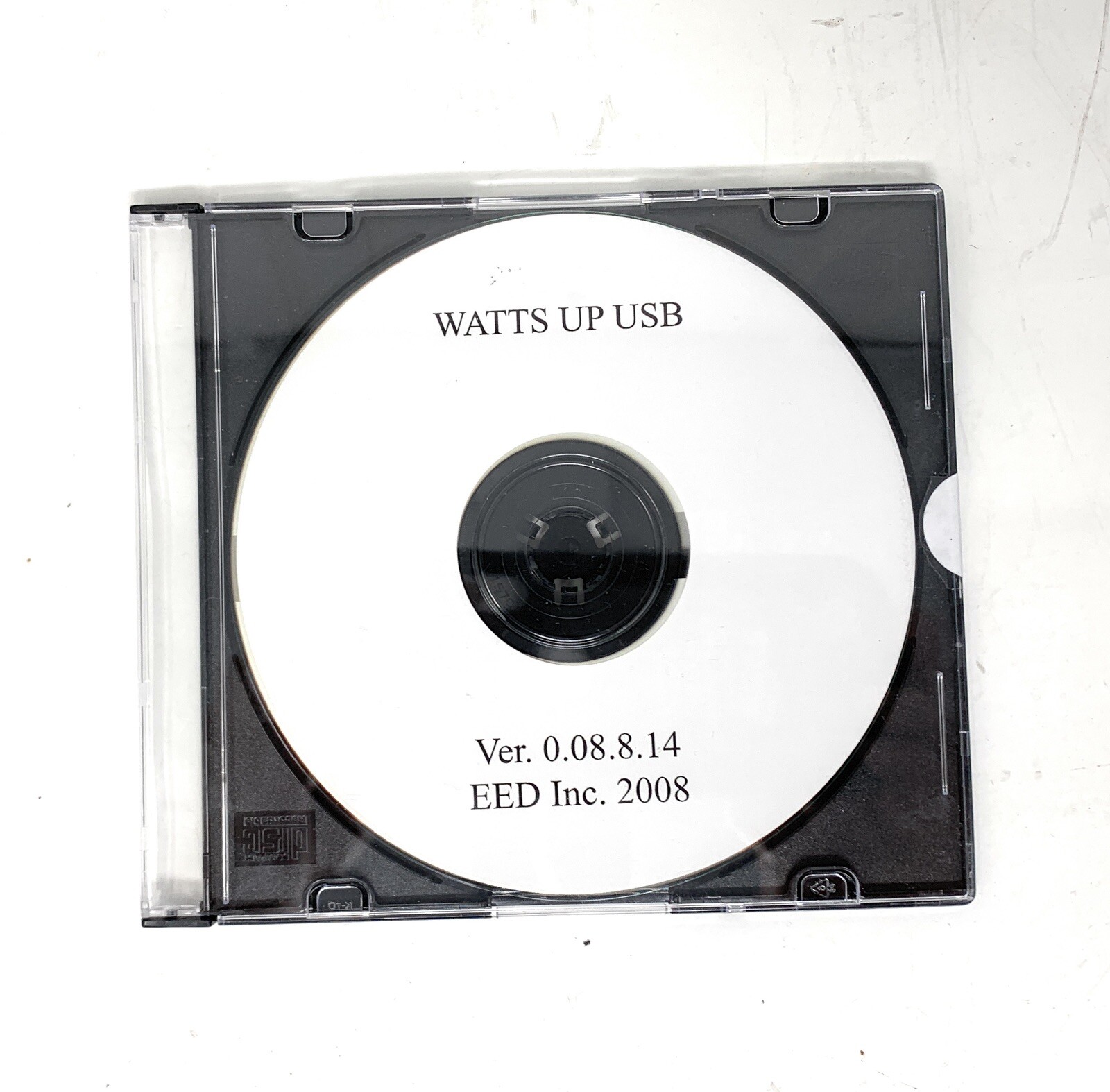 Watts Up Pro USB Windows Software CD 2008 Version for Watts Up Pro Power Meter