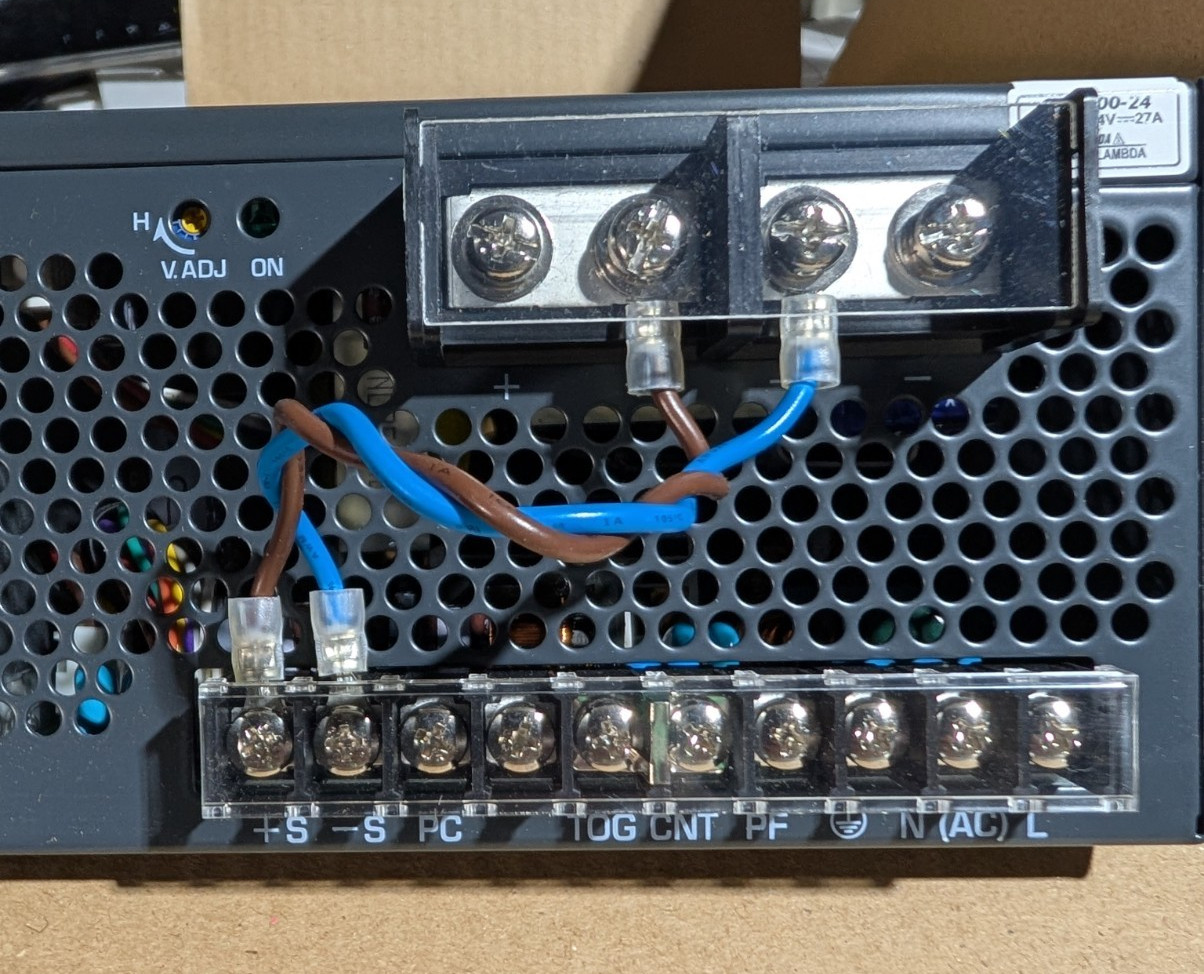 TDK Lambda JWS600-24 AC DC open frame switching Power Supply w/ 27A output #P19