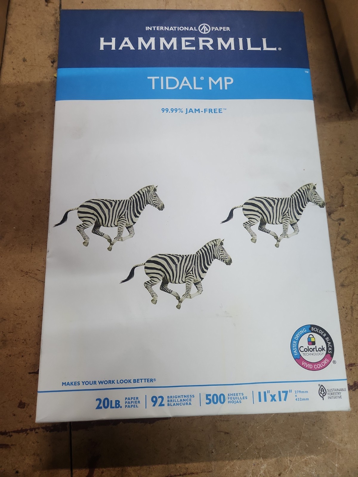 Hammermill Tidal White 11 x 17″ MP Copy Paper – 92 Brightness, 20 lb, 500 Sheets