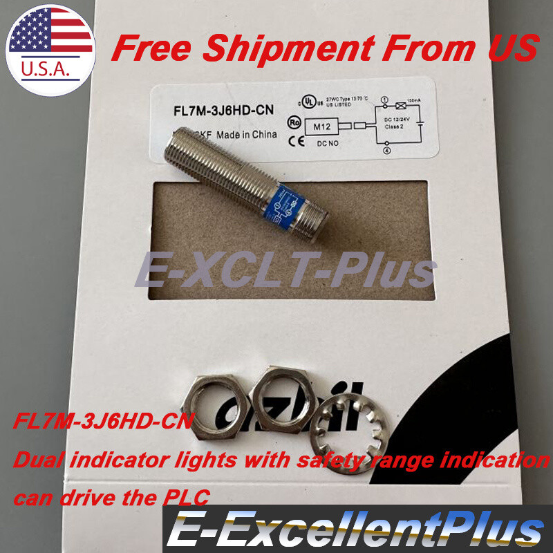 New For FL7M-3J6HD-CN FL7M3J6HDCN Proximity Sensor Switch 12-24VDC M12 Drive PLC