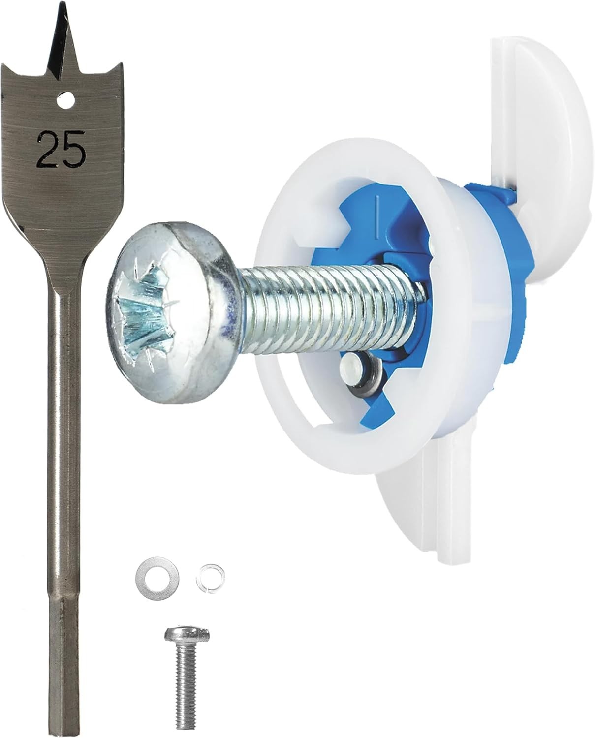 Blue Drywall Anchors | Pack of 4 Up to 205Ibs/93kg | Heavy Duty Drywall Ancho…
