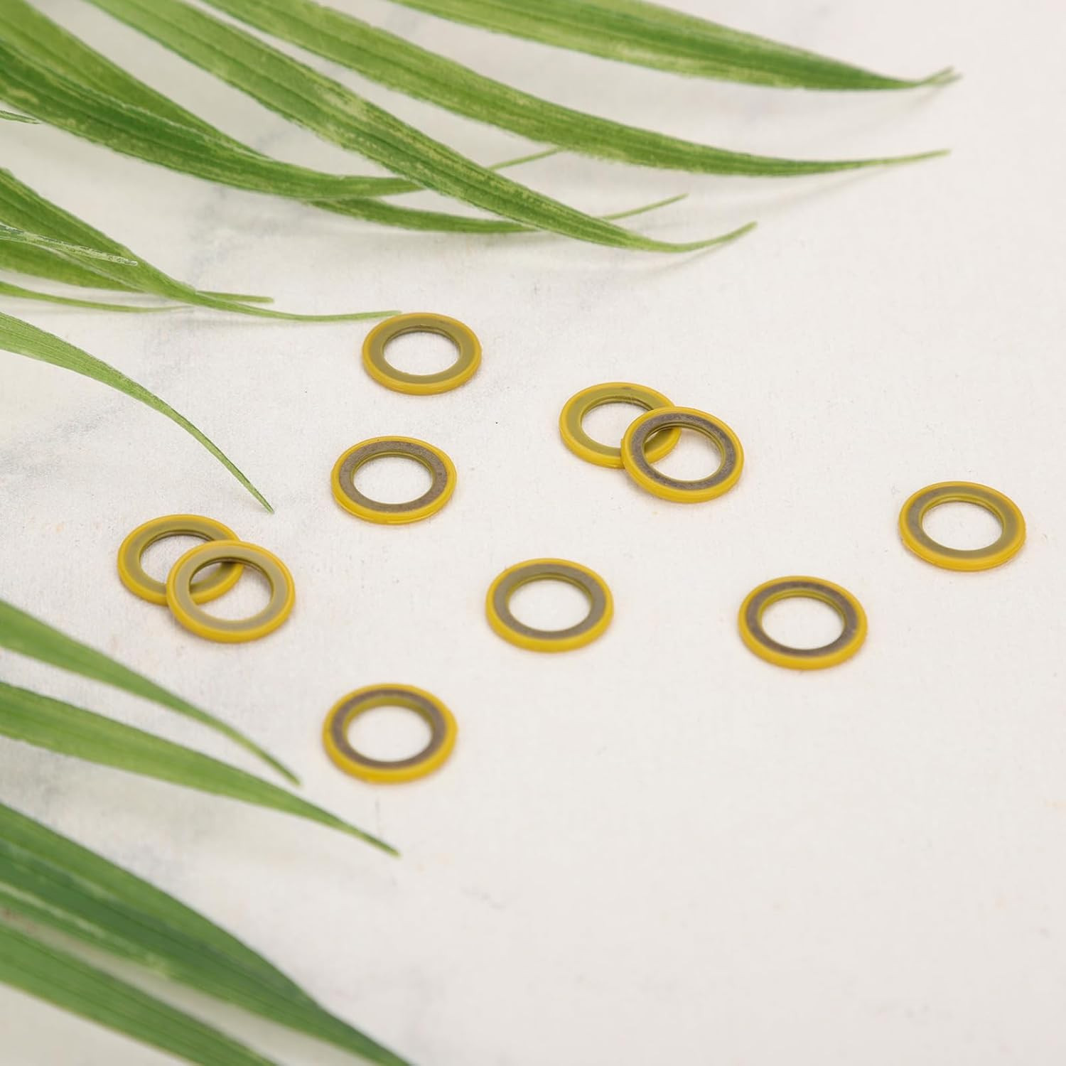 10 X 26-830749 Gearcase Oil Drain Plug Gaskets Screw Washers, Lower Unit Seals f
