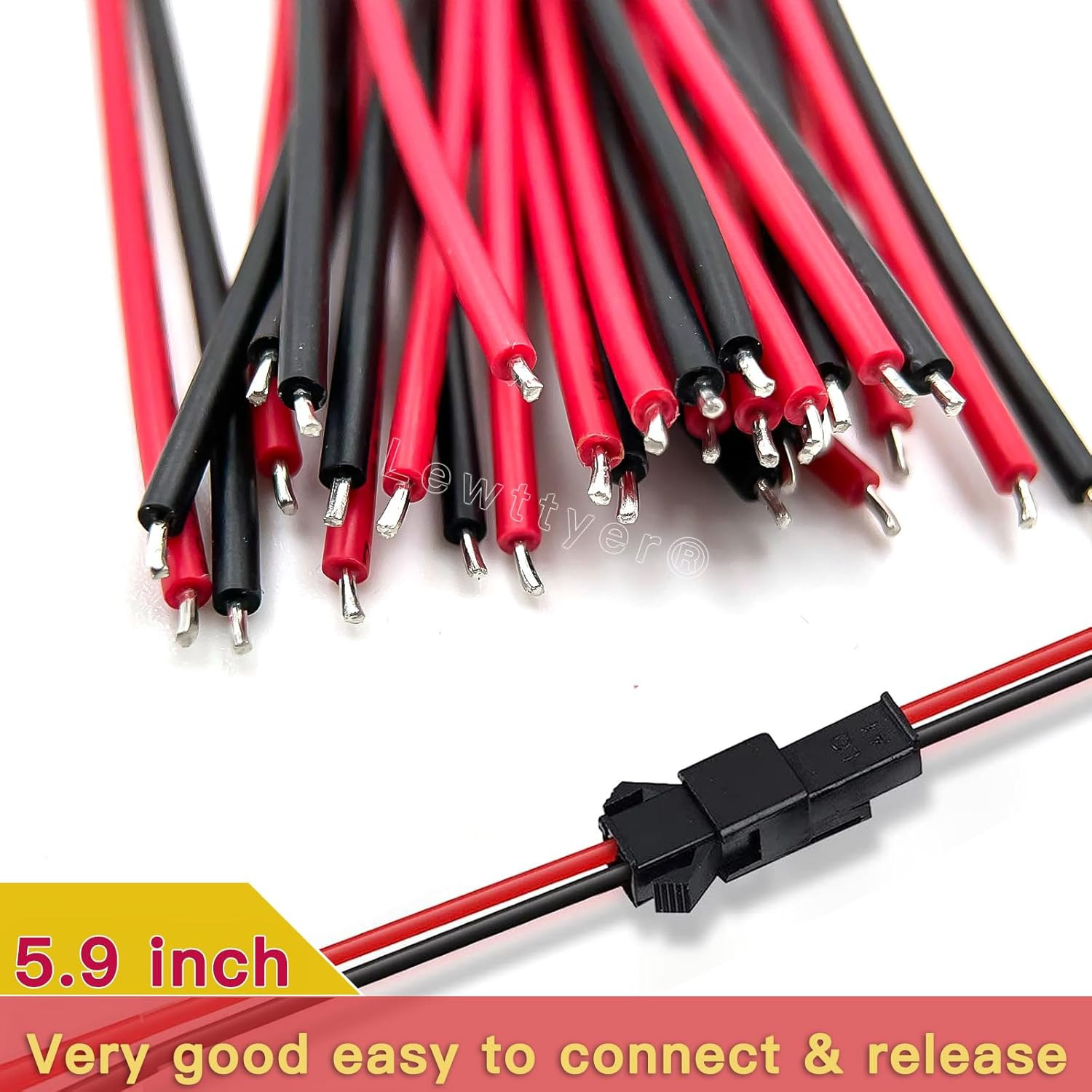 18Awg Jst Sm 2 Pin Plug Male and Female 150Mm Wire Cable Connector Adapter for L