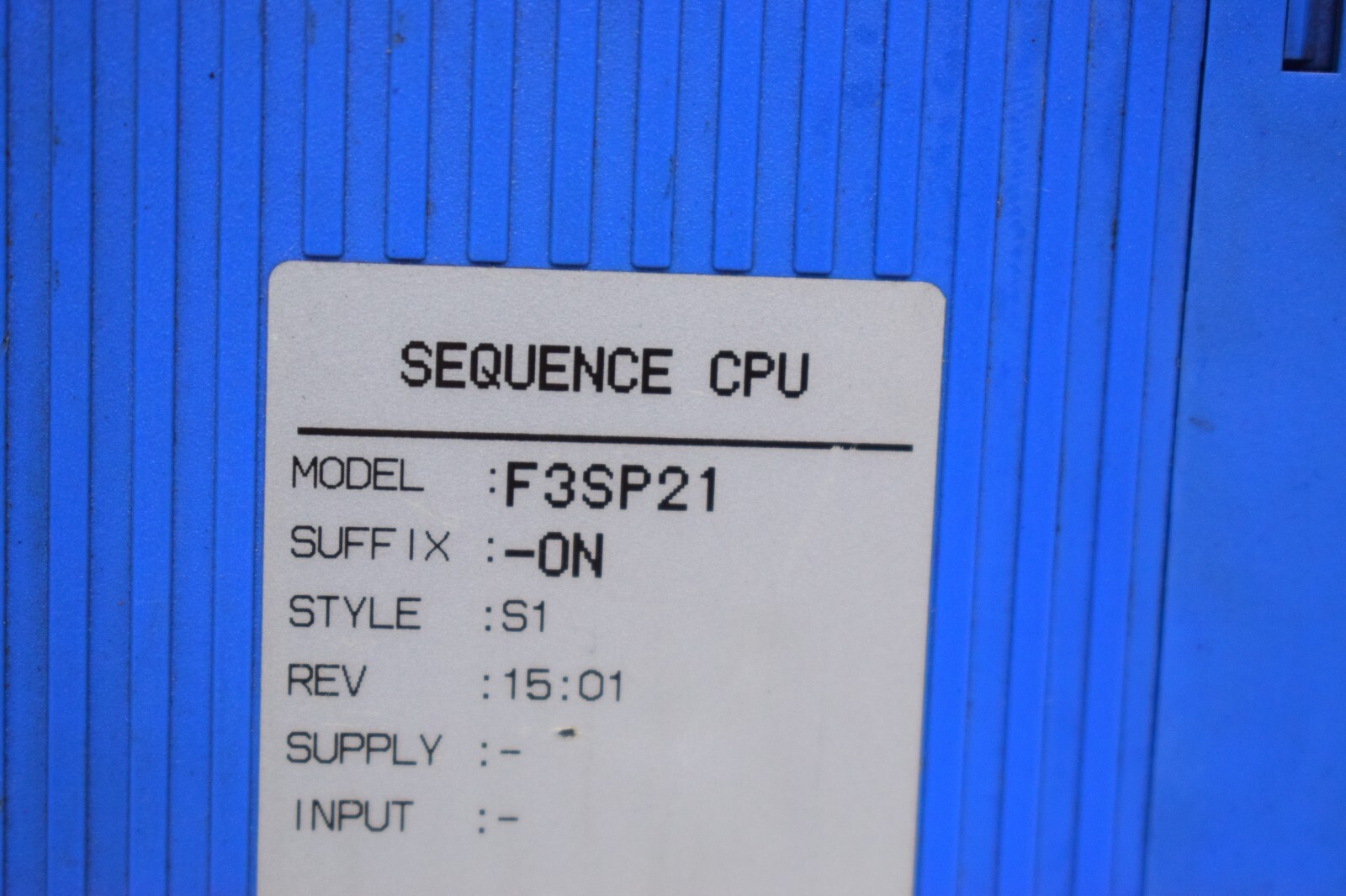 YOKOGAWA F3WD64-3F S1 DC IN/TR OUT MODULE 24VDC 60mA WD64-3F