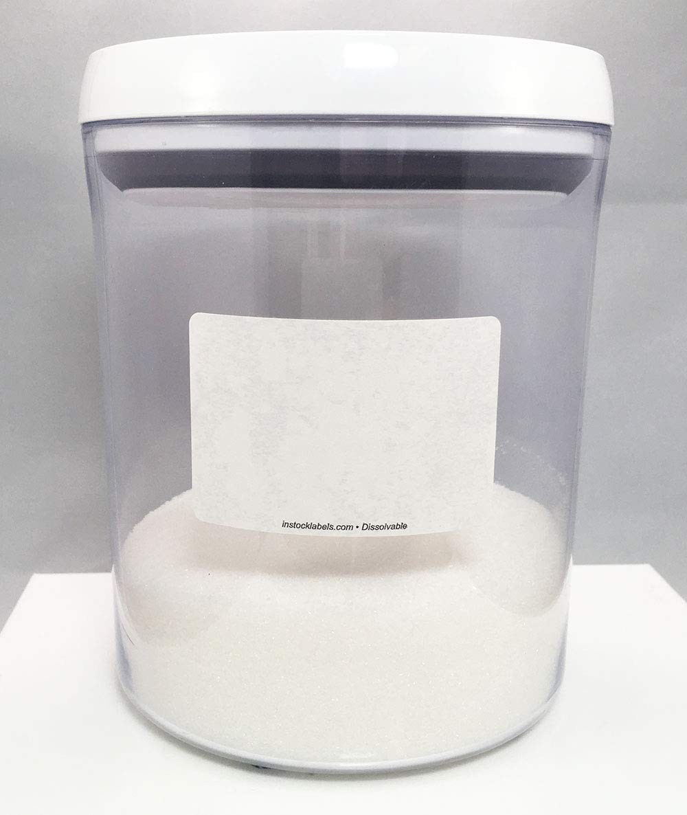 Instocklabels.Com Instocklabels Dissolvable Food Storage Labels 2 X 3 Inch