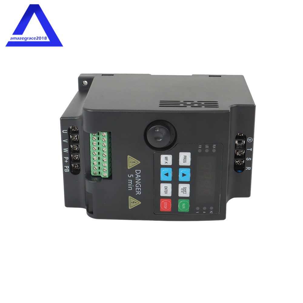 1 to 3 Phase Variable Frequency Drive Inverter 2.2 KW VFD 220 V 3 HP
