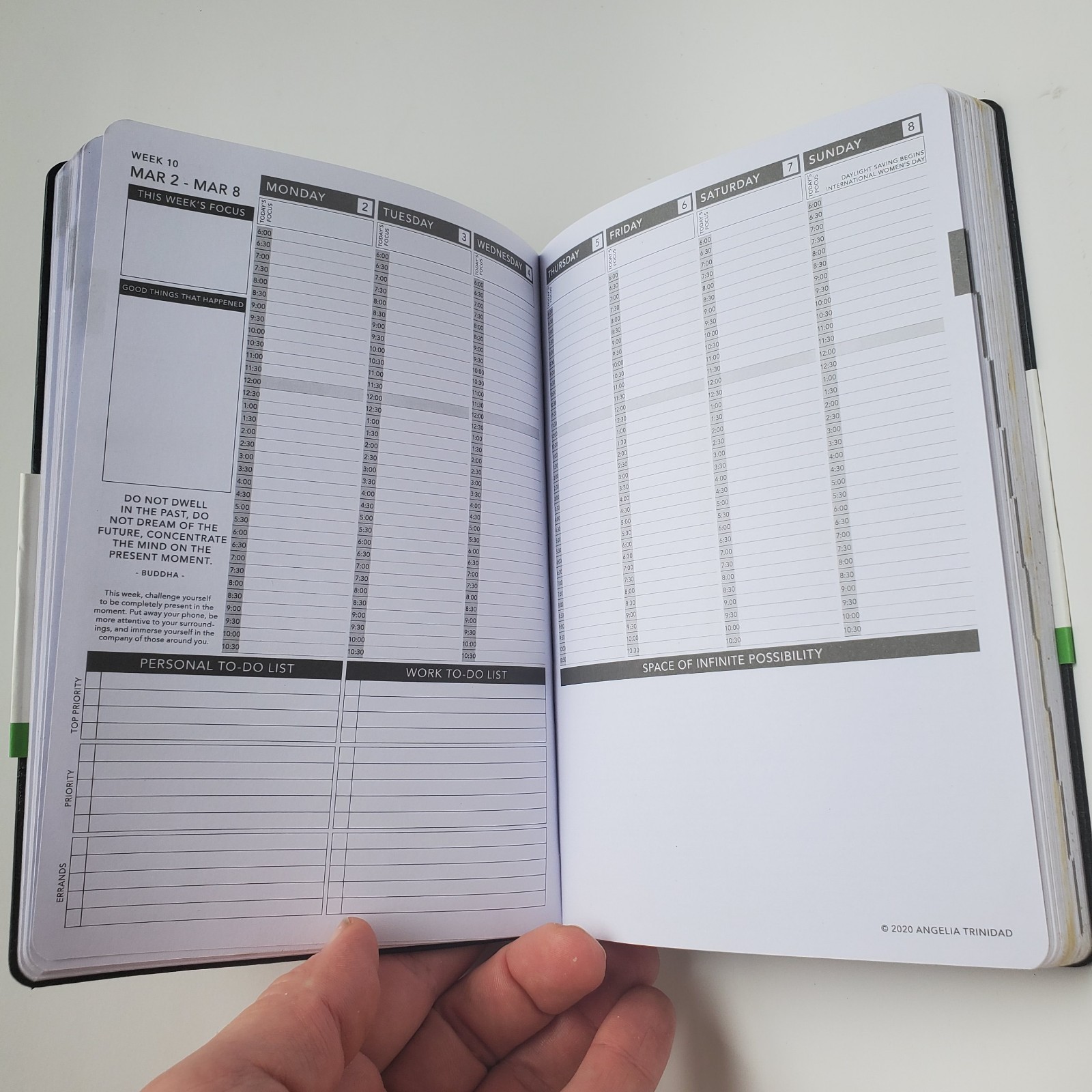 2020 Passion Planner Elite Black Small A5 Monday Start – 2026 Date Match (READ)