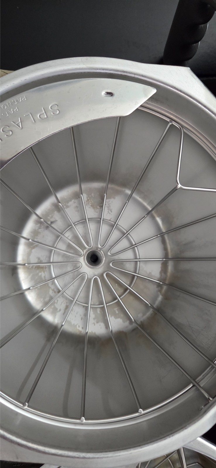 BUNN Commercial Stainless Steel Smart Funnel w/ Splashgard & D-Ring Basket