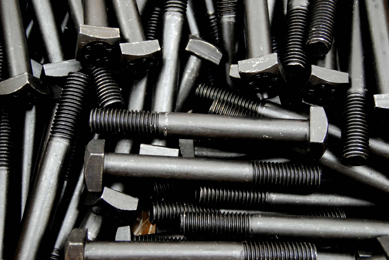 (10) Square Head 5/8-11 x 5″ Bolts Unplated A307 15/16″ Sq