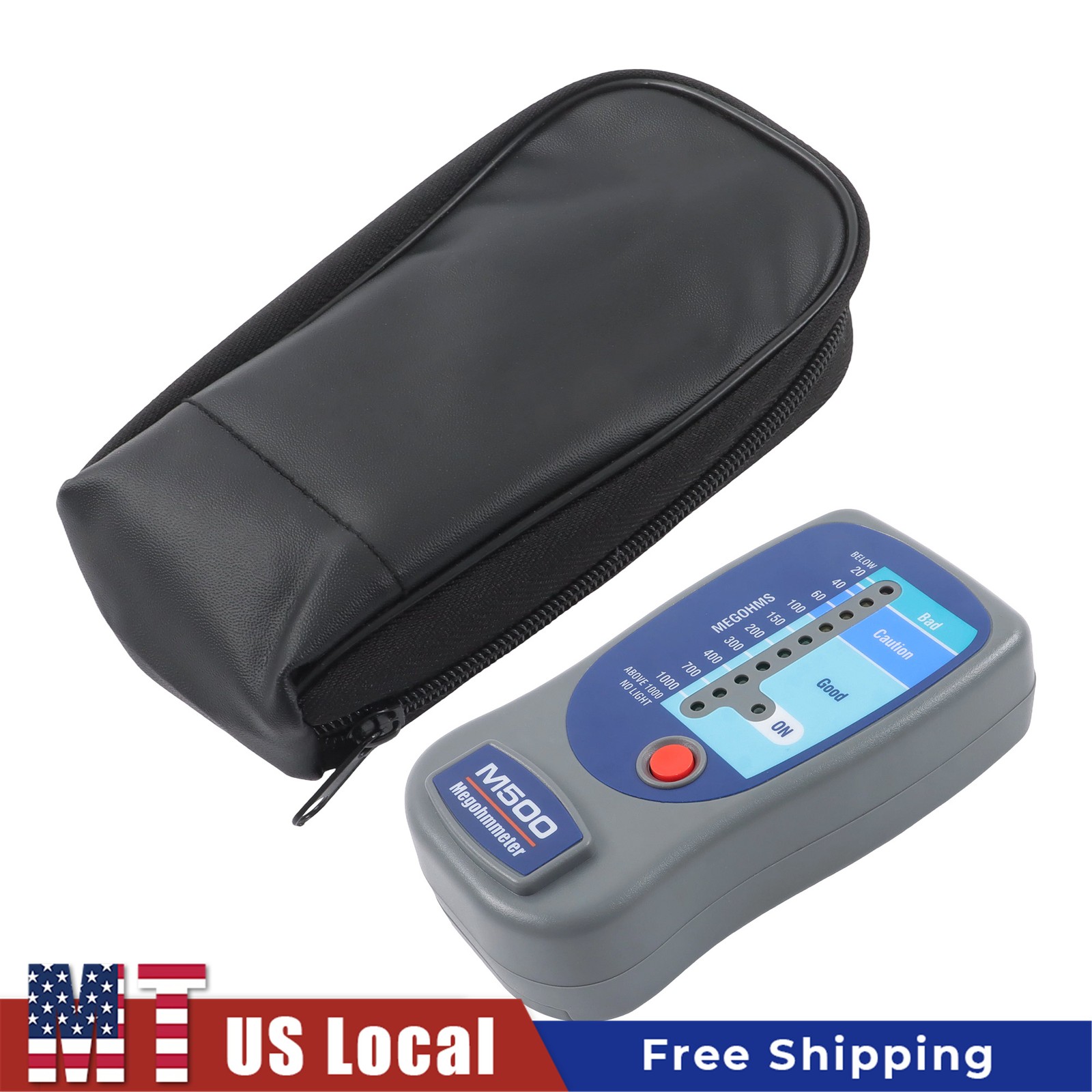 Digital M500 Insulation Tester, Megohmmeter & Compressor Tester for HVAC