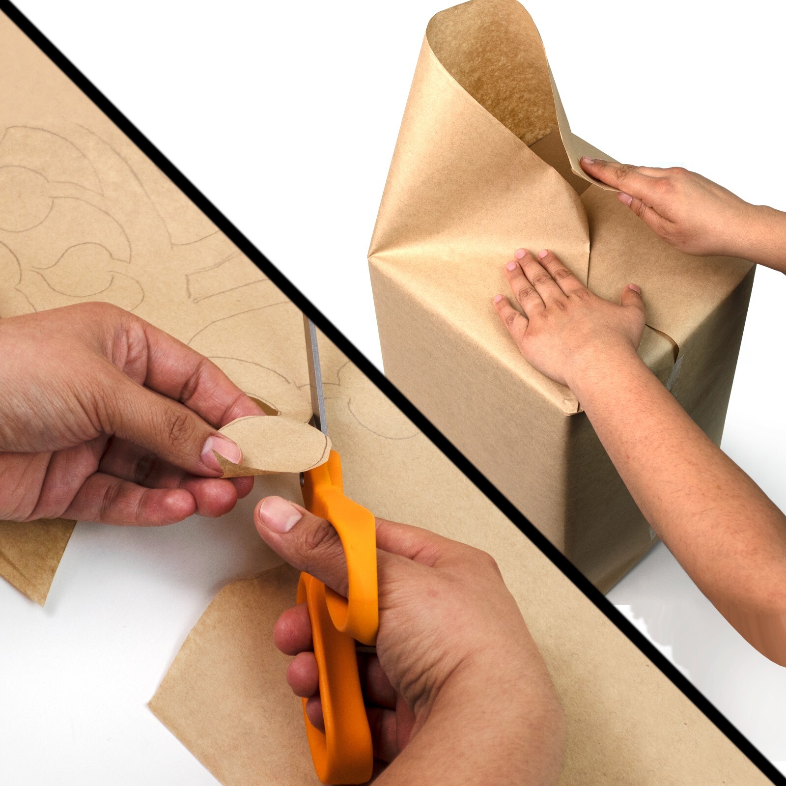 Large Brown Kraft Paper Roll – 24″ In x 1200′ Ft Long – Crafts, Packing Shipping