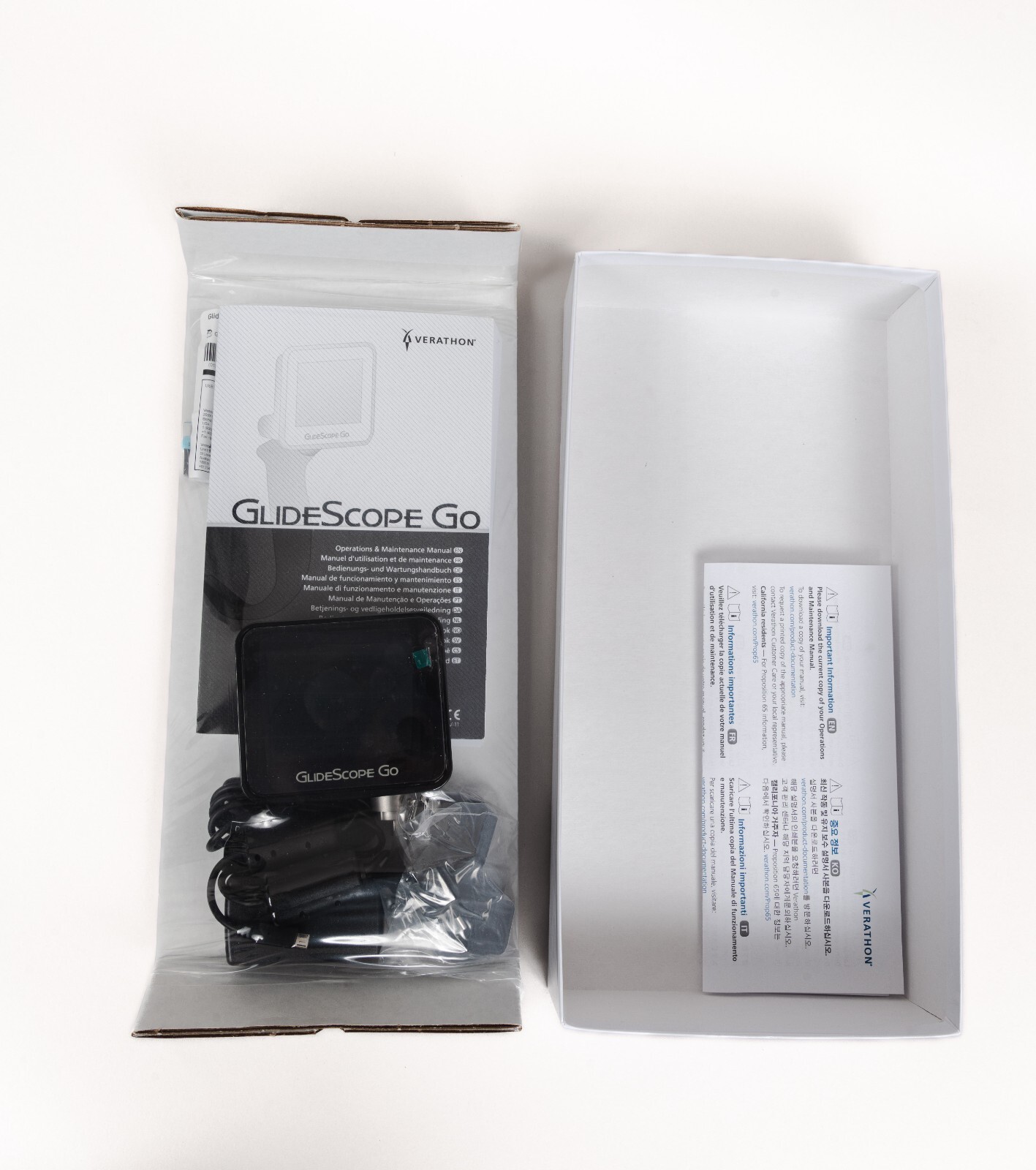 NEW Verathon GlideScope Go Video Laryngoscope; Manufacture Date: January 2024