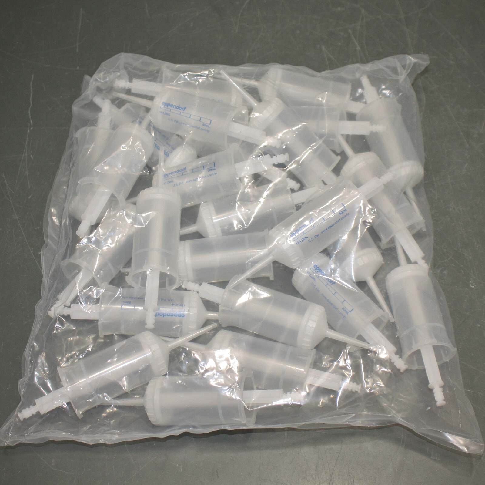 (50) Eppendorf Combitips Advanced Pipette Filter Tips 0030089480, 50 mL, 09/2028