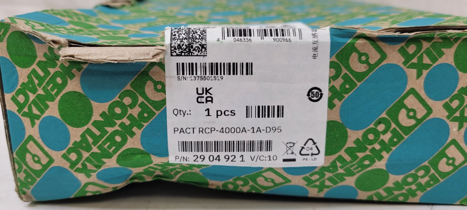 Phoenix Contact 2904921 PACT RCP-4000A-1A-D95 – Current Transformer