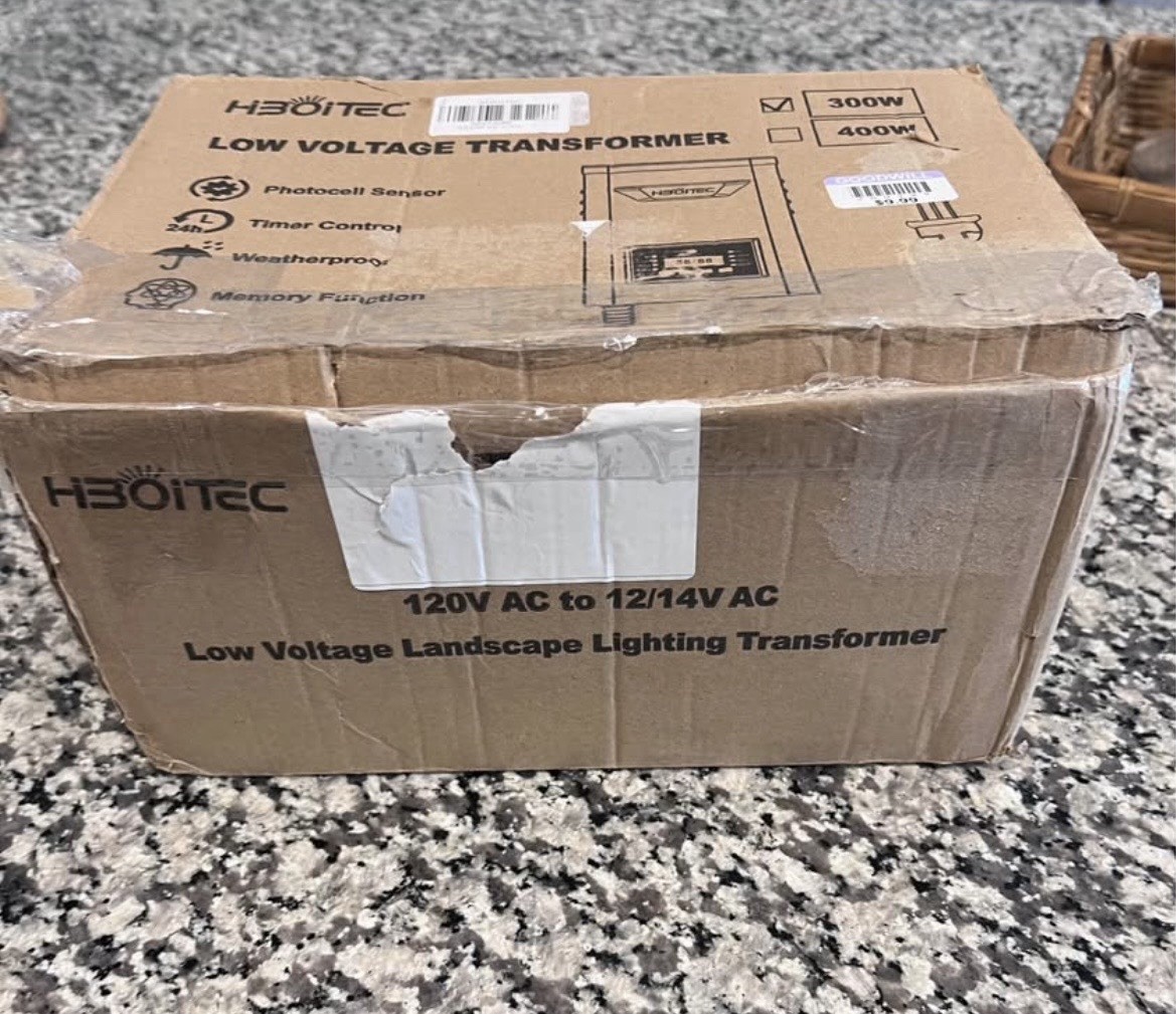 HIBOITEC 300W Outdoor Low Voltage Landscape Transformer 120V to 12/14V AC