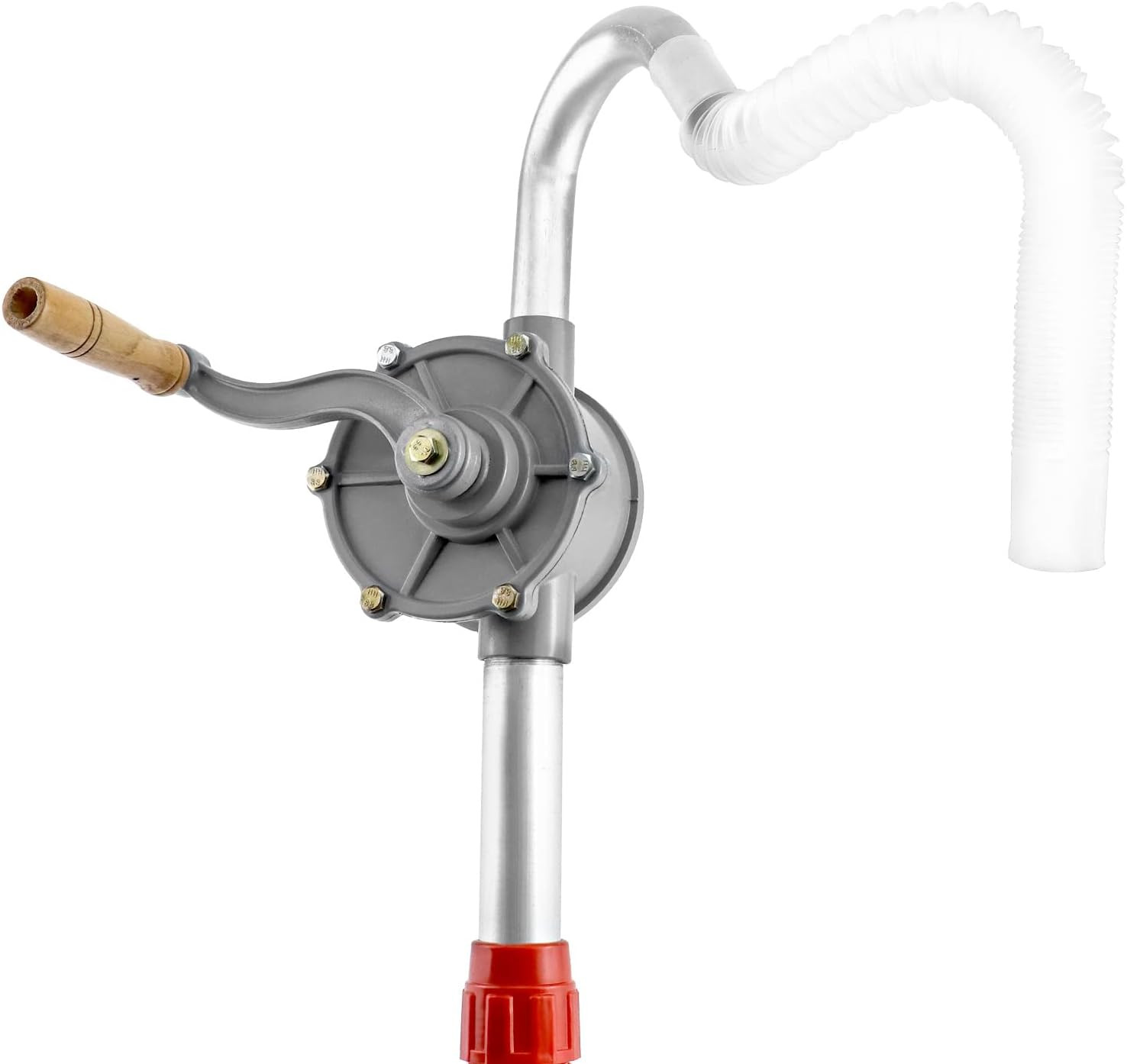 Aluminum Drum Rotary Hand Pump, Barrel Pump Hand Crank Oil Gas Barrel Drum Pump