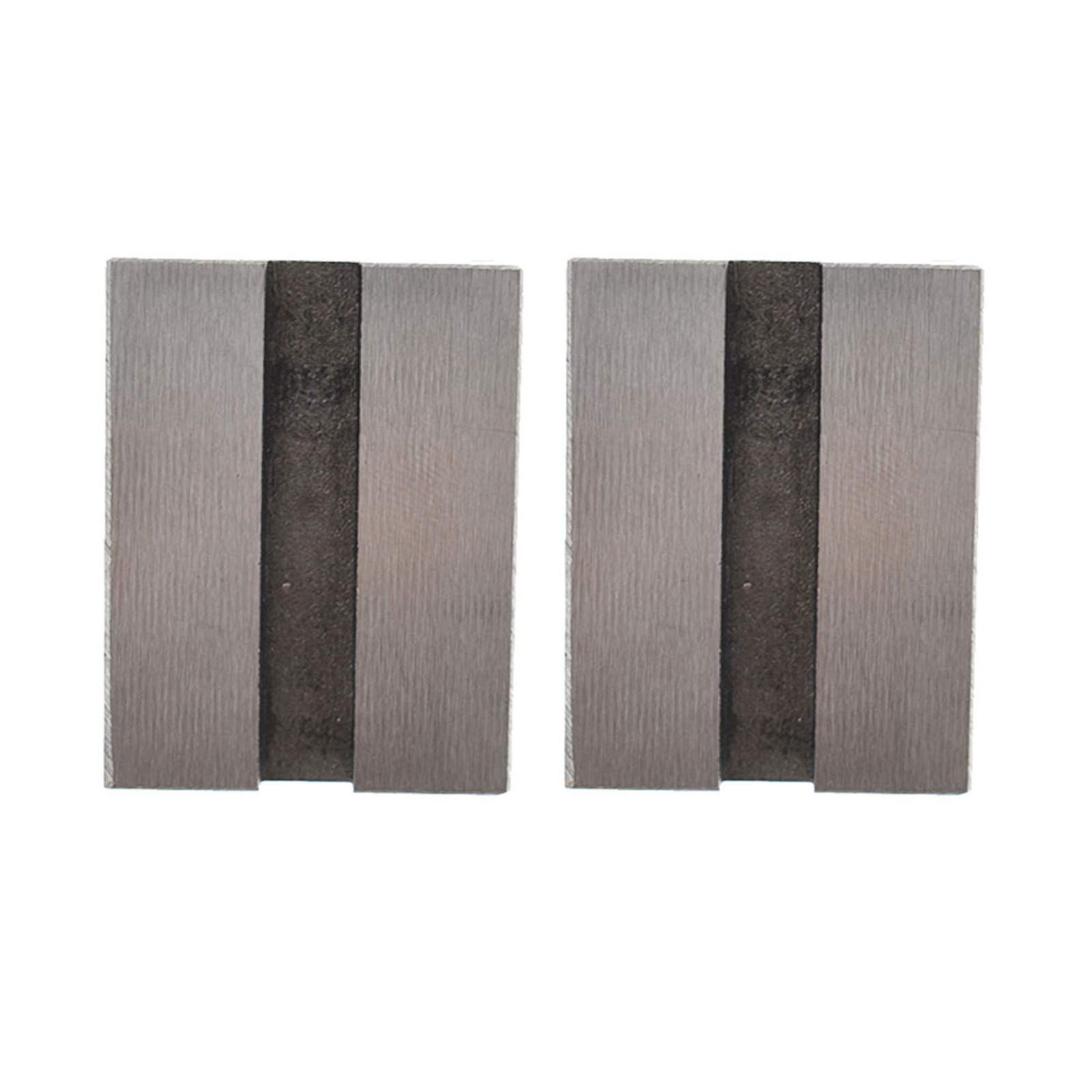 waltyotur V Block Set with Clamp Hardened Steel 90 Degree Angle Black